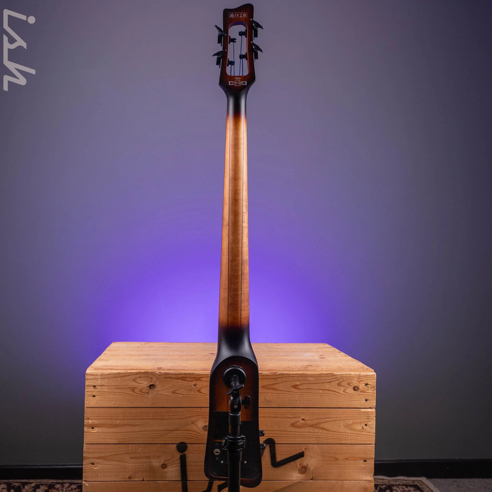 Ibanez Bass Workshop UB804 4-String Electric Upright Bass Mahogany Oil Burst - Image 6
