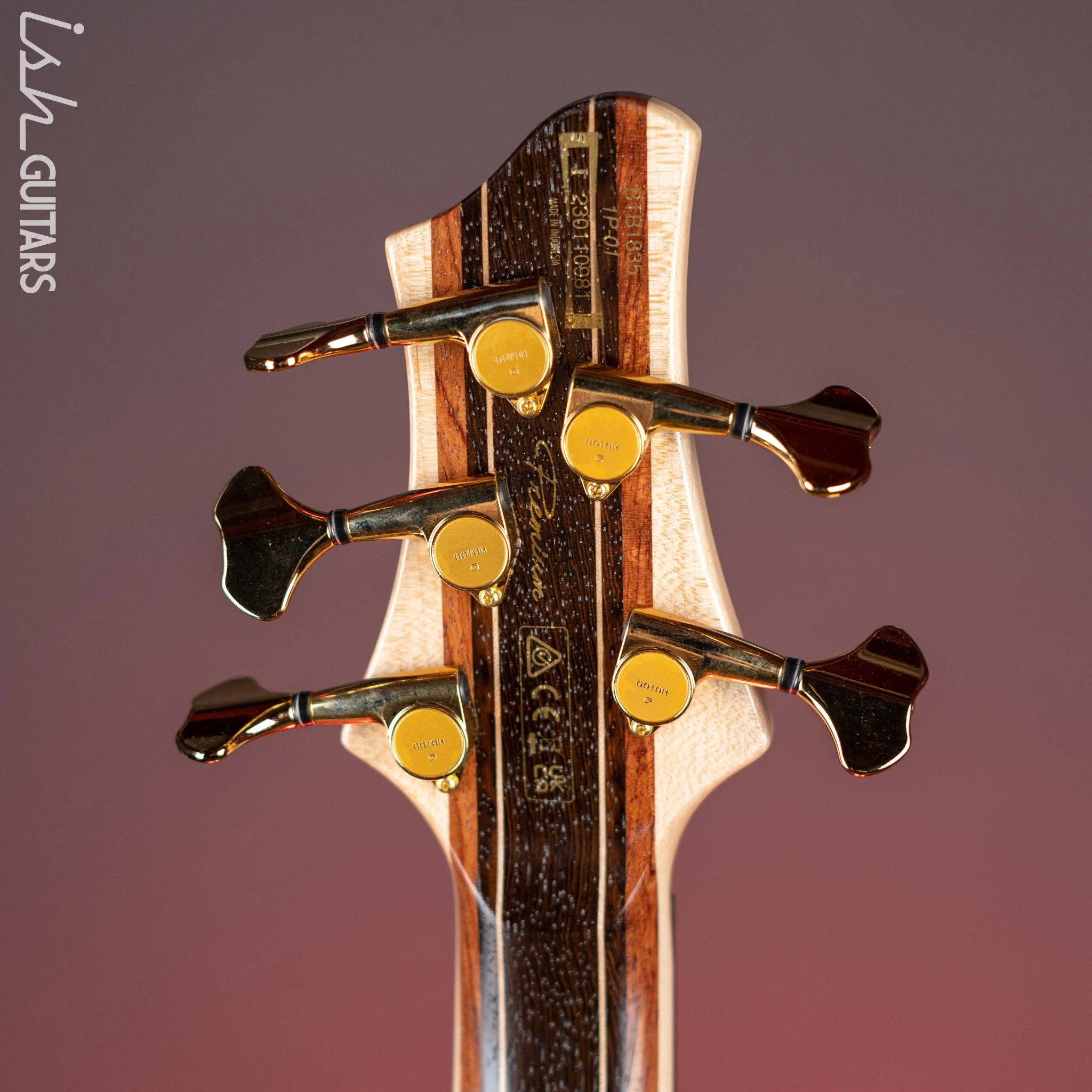 Ibanez BTB1835 Premium 5-String Bass Natural Shadow Low Gloss - Image 10