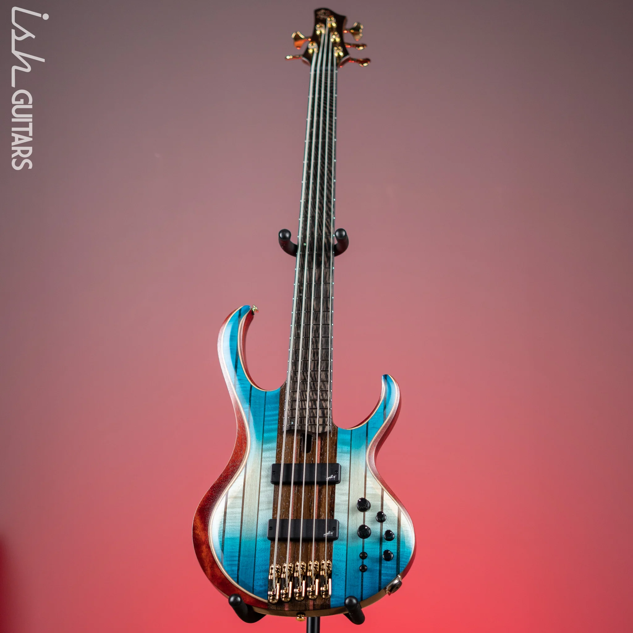 Ibanez BTB1935 Premium 5-String Bass Caribbean Islet Low Gloss Demo - Image 2