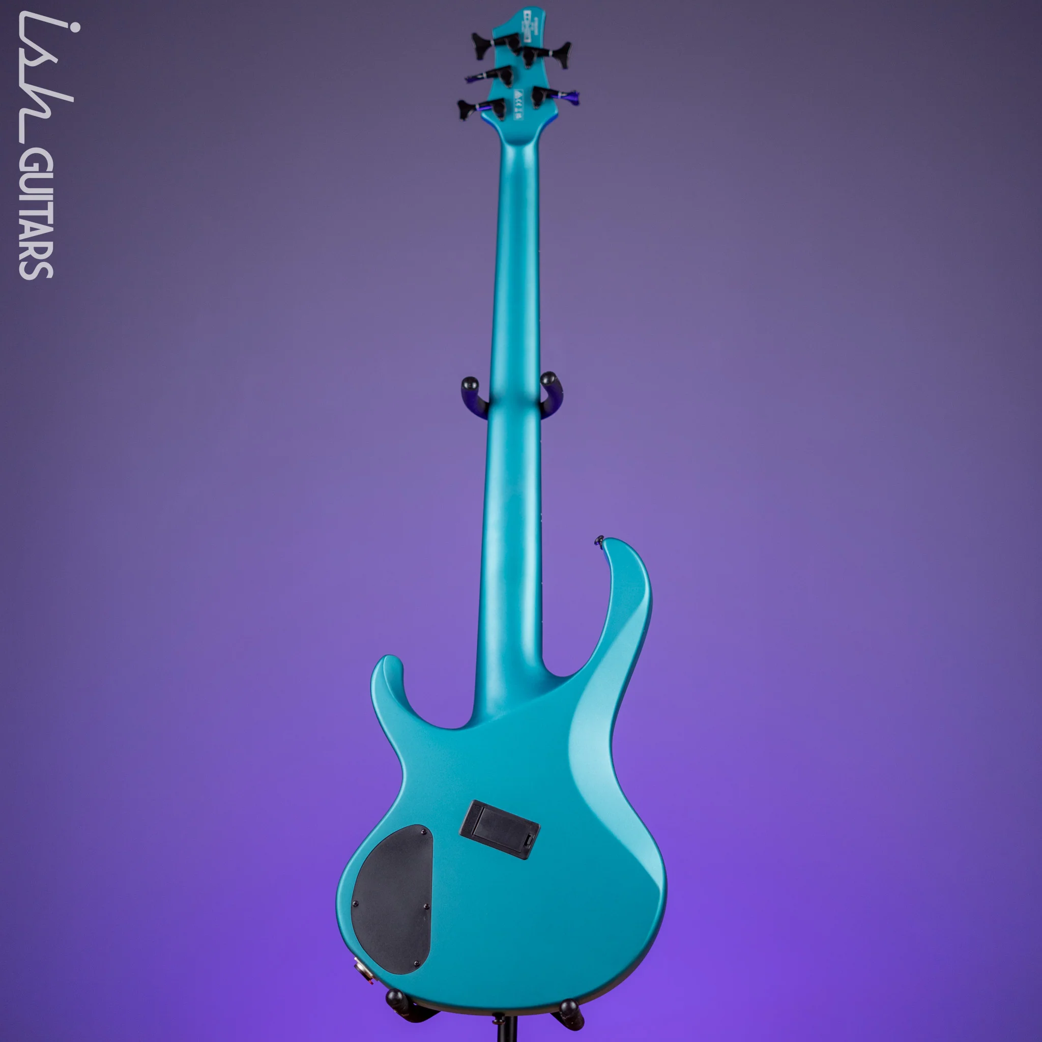 Ibanez BTB605MS Multi-Scale 5-String Bass Cerulean Aura Burst Matte Demo - Image 7
