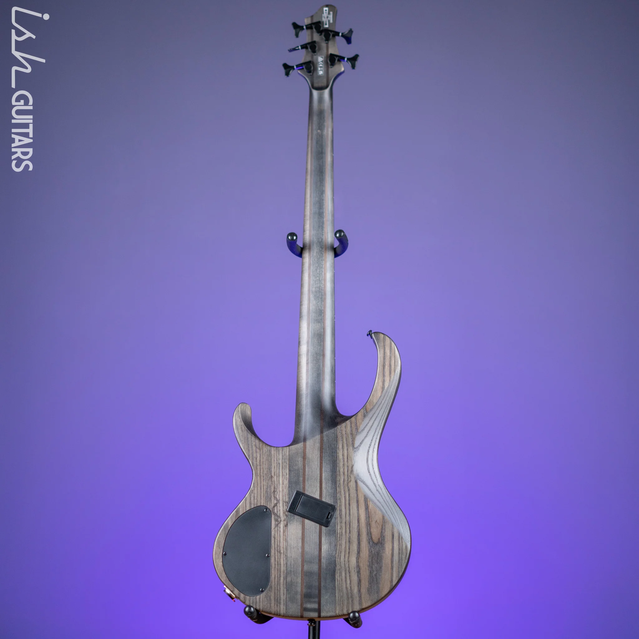 Ibanez BTB805MS Multi-Scale 5-String Bass Transparent Grey Flat - Image 7