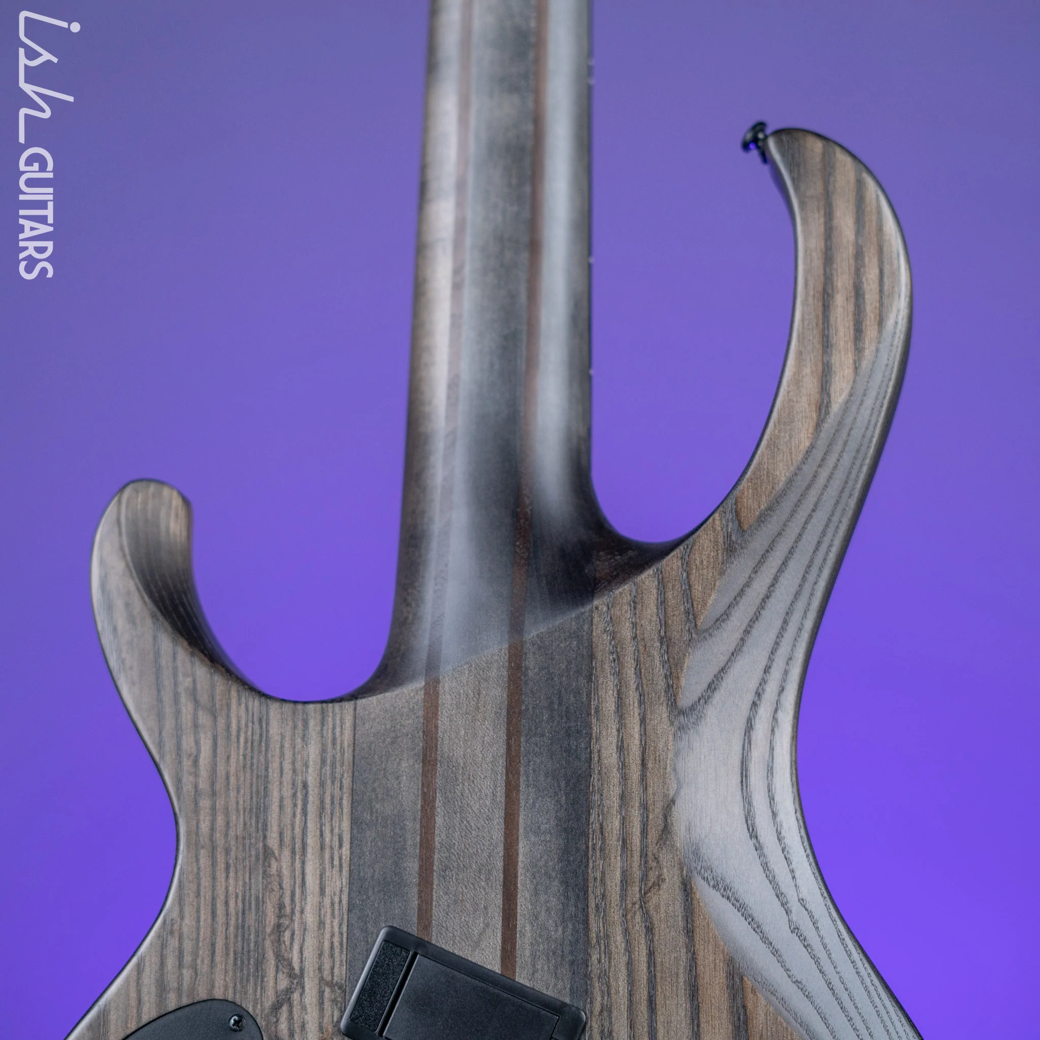 Ibanez BTB805MS Multi-Scale 5-String Bass Transparent Grey Flat - Image 9