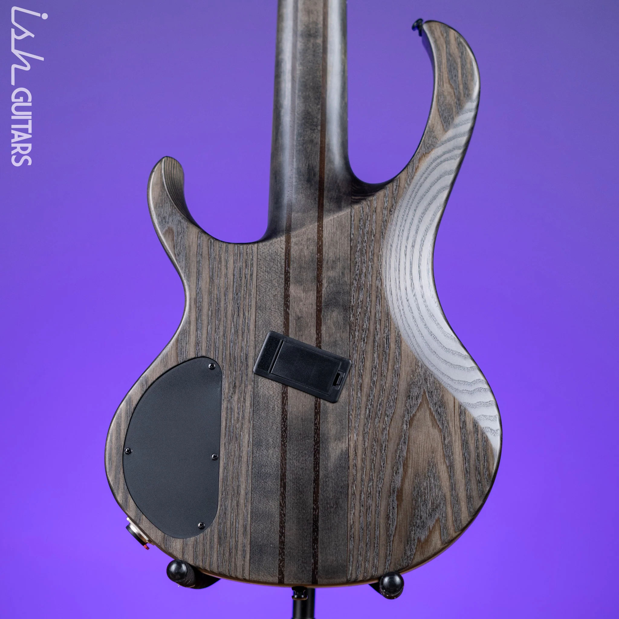 Ibanez BTB805MS Multi-Scale 5-String Bass Transparent Grey Flat - Image 8