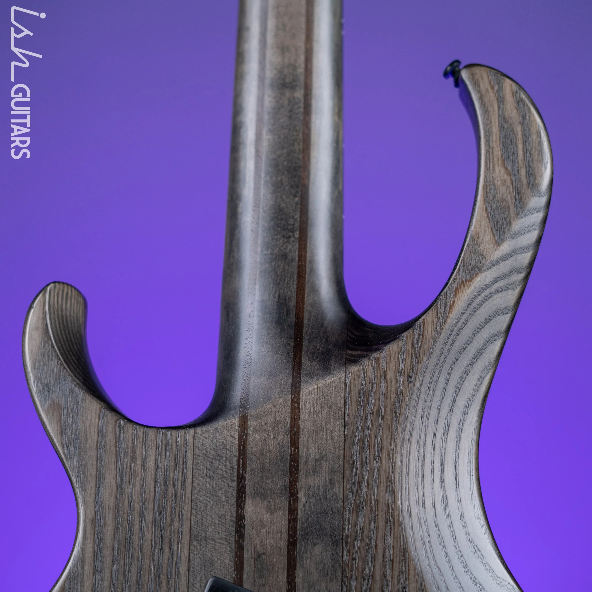 Ibanez BTB805MS Multi-Scale 5-String Bass Transparent Grey Flat - Image 9