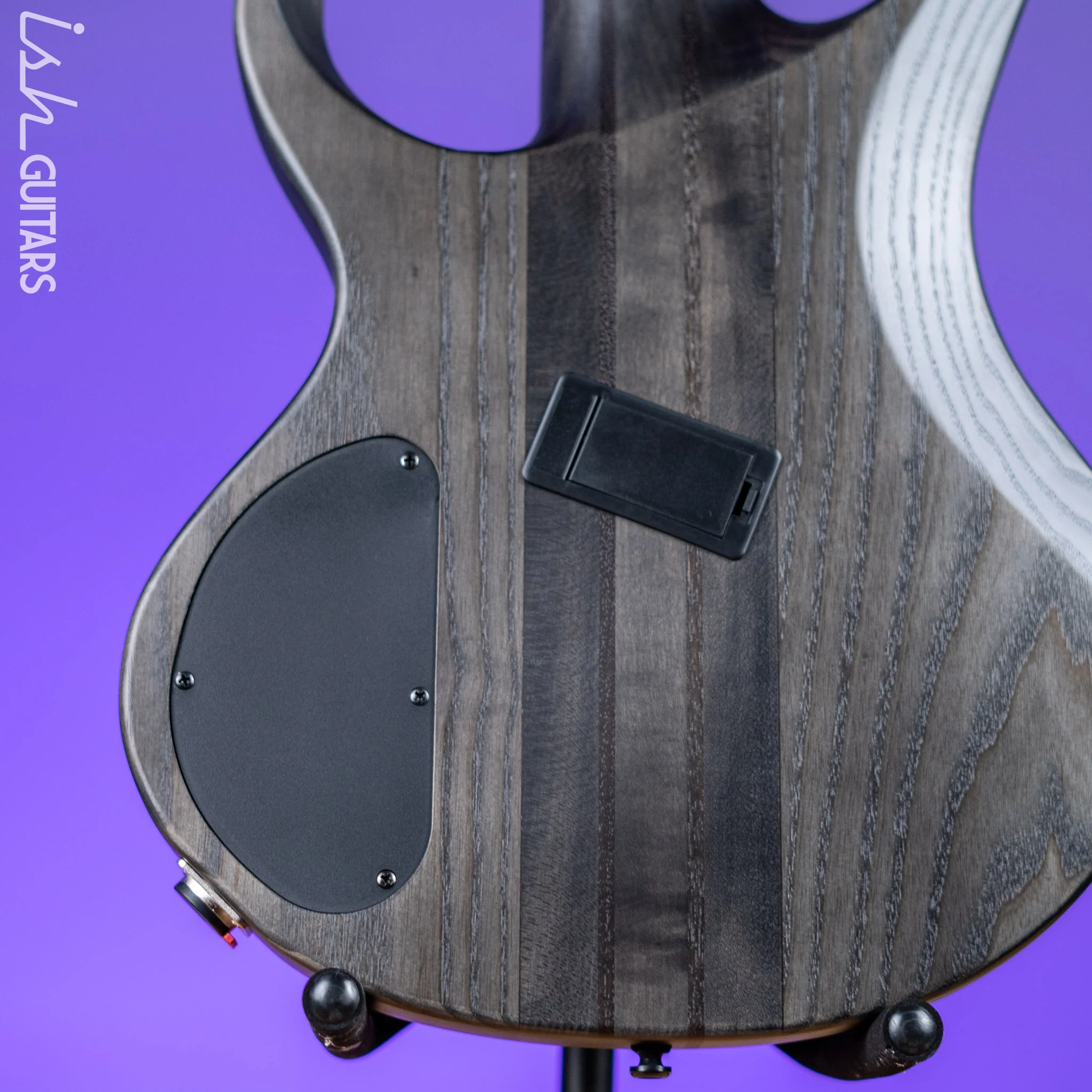 Ibanez BTB805MS Multi-Scale 5-String Bass Transparent Grey Flat - Image 10