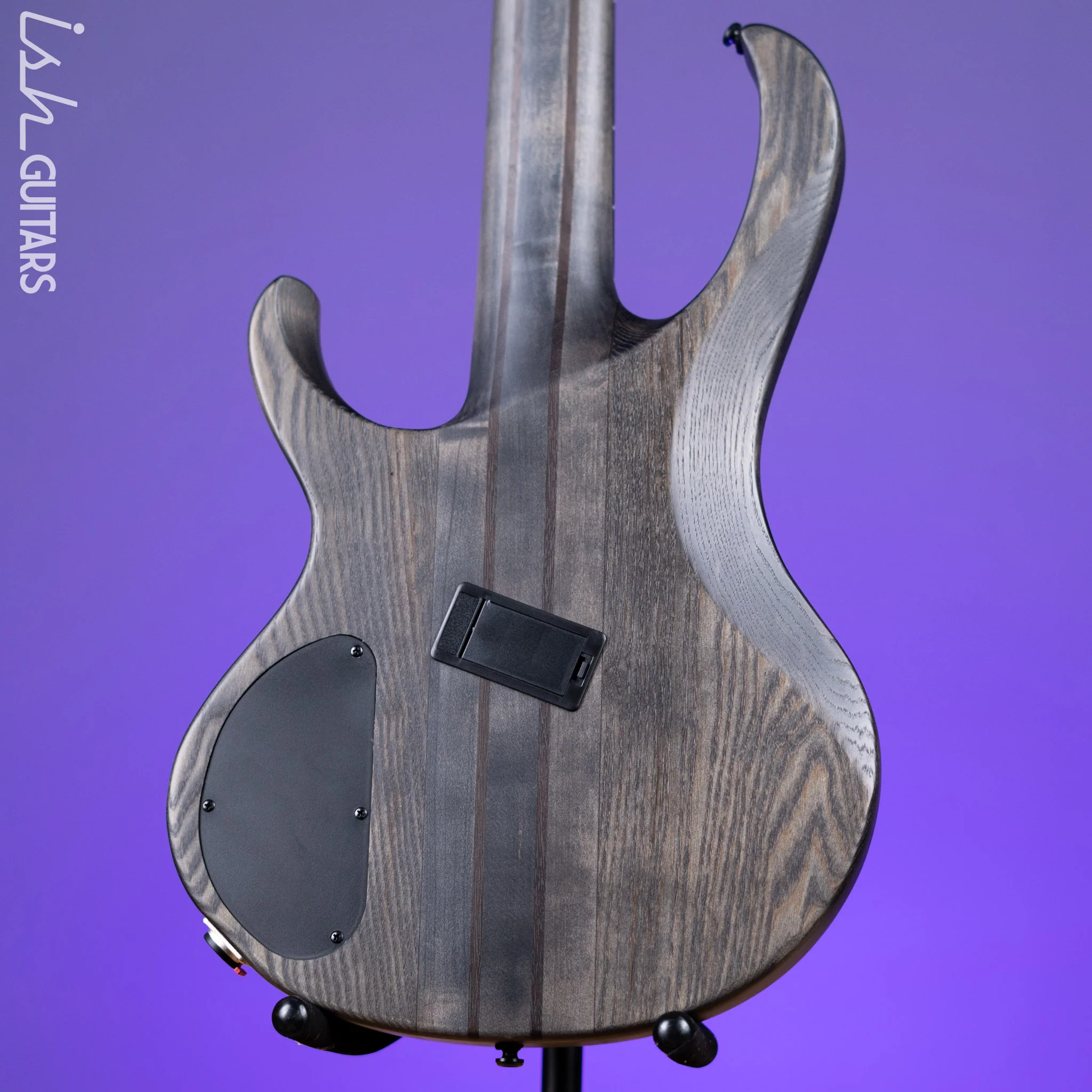 Ibanez BTB805MS Multi-Scale 5-String Bass Transparent Grey Flat Demo - Image 8
