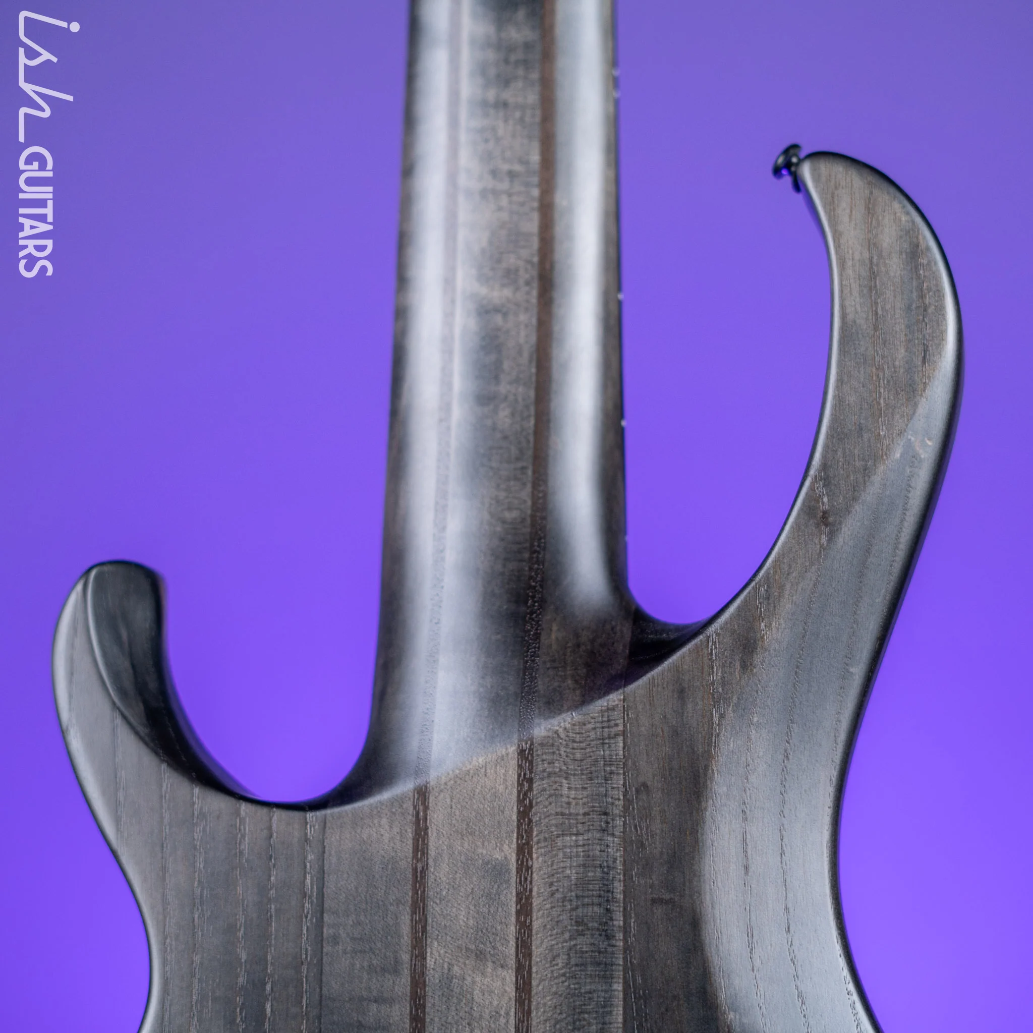 Ibanez BTB806MS Multi-Scale 6-String Bass Transparent Grey Flat - Image 8