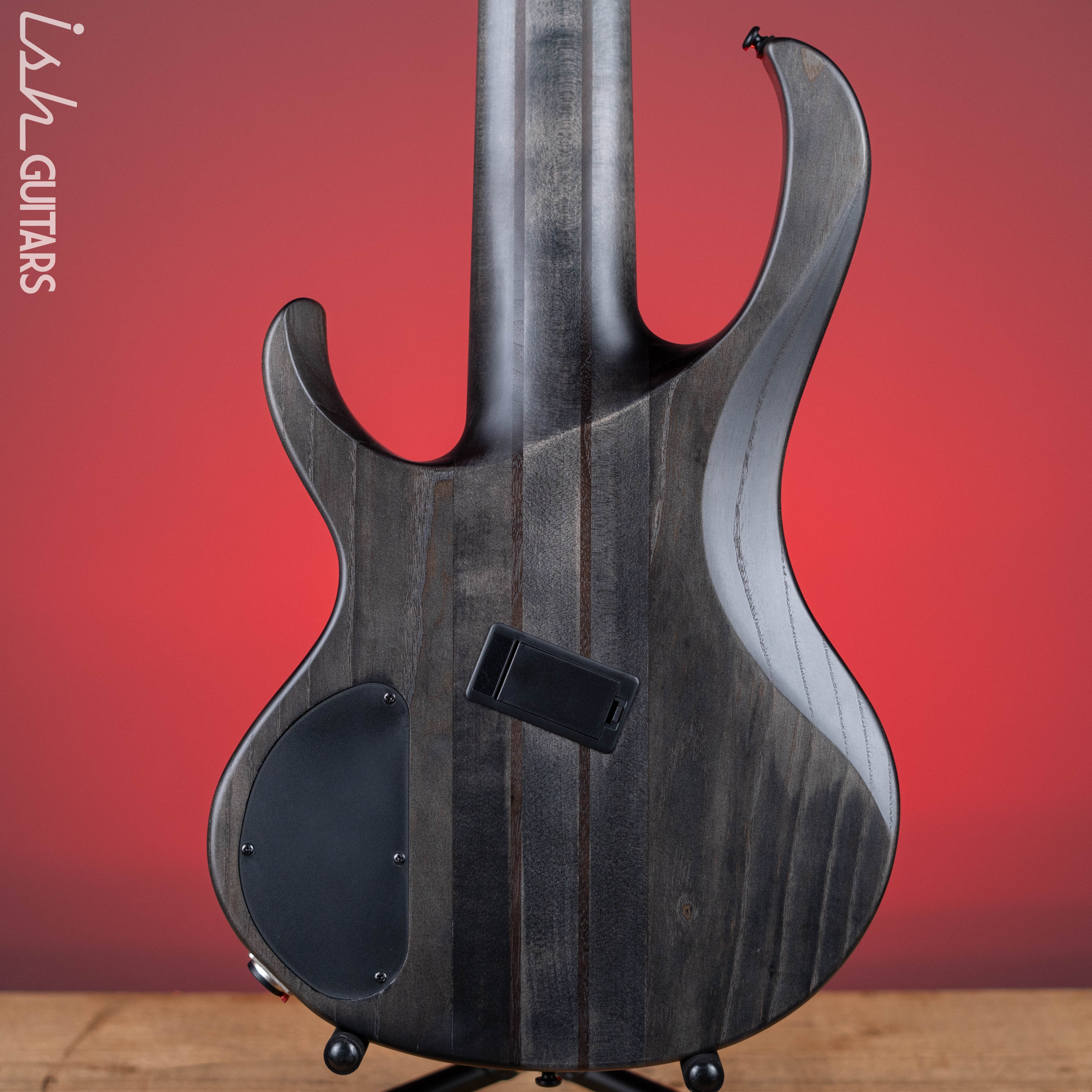 Ibanez BTB806MS Multi-Scale 6-String Bass Transparent Grey Flat Demo - Image 8