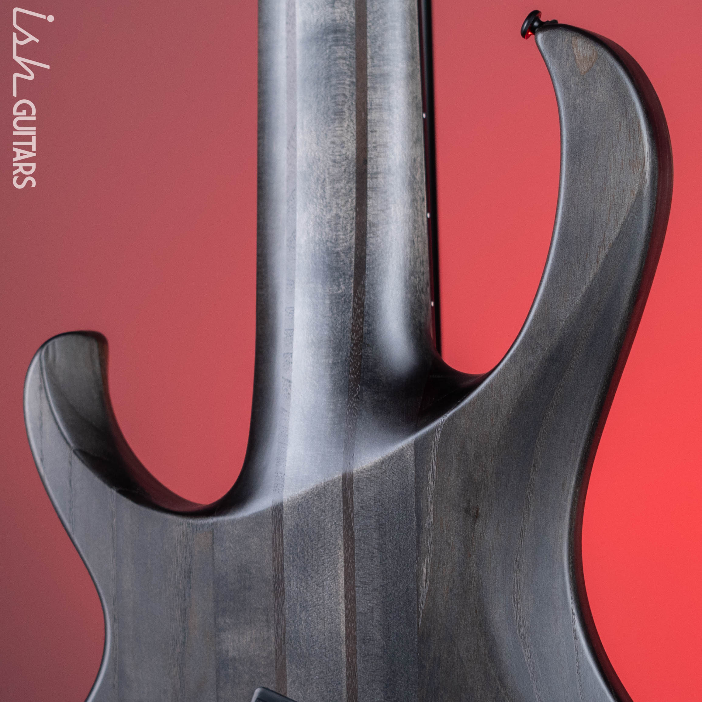 Ibanez BTB806MS Multi-Scale 6-String Bass Transparent Grey Flat Demo - Image 9