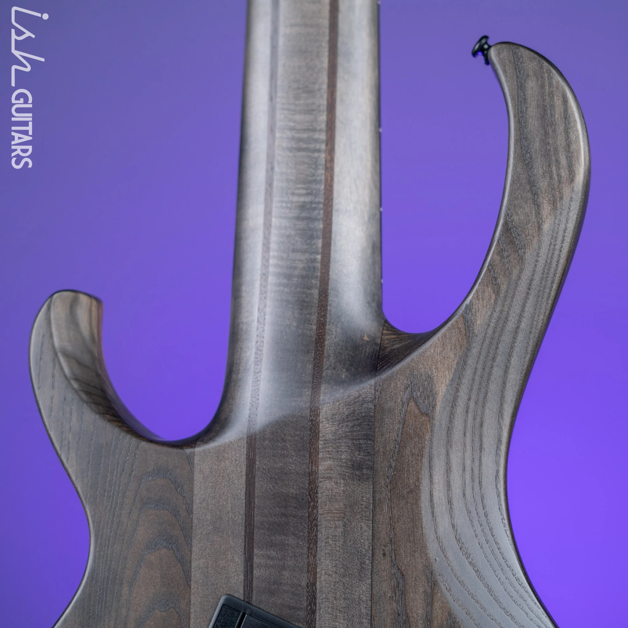 Ibanez BTB806MS Multi-Scale 6-String Bass Transparent Grey Flat - Image 9