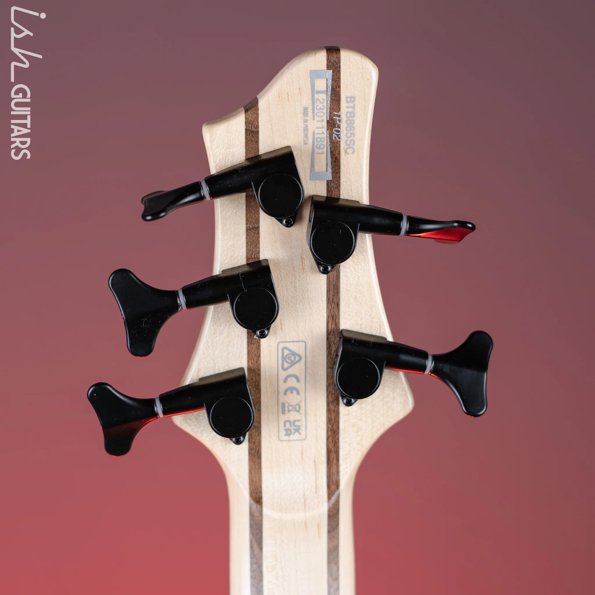 Ibanez BTB865SC 5-String Bass Weathered Black Low Gloss - Image 9