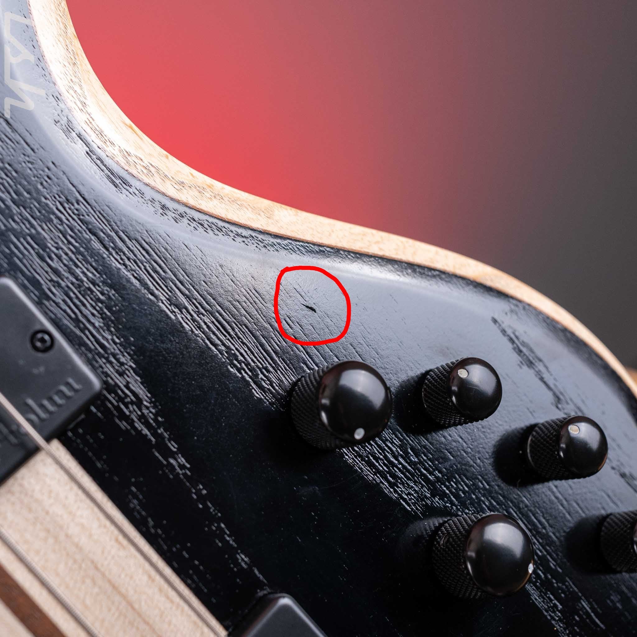 2023 Ibanez BTB865SC Weathered Black Low Glass - Image 6