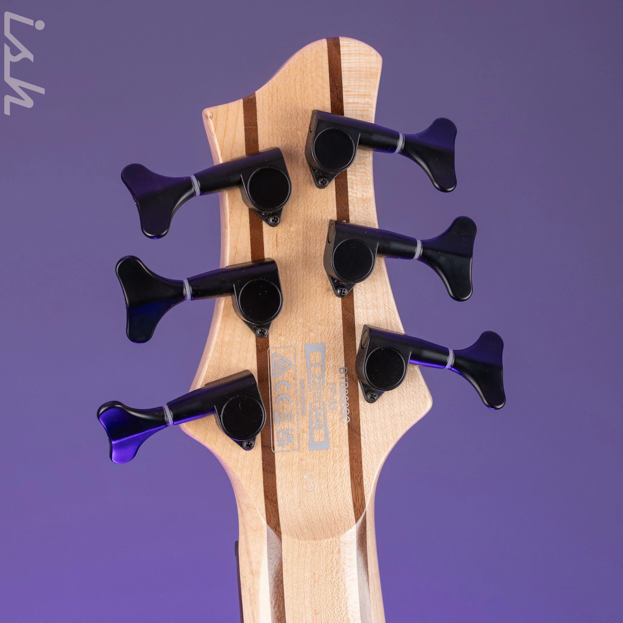 2023 Ibanez BTB866SC Bass Workshop 6-String Bass Weathered Black Low Gloss - Image 17