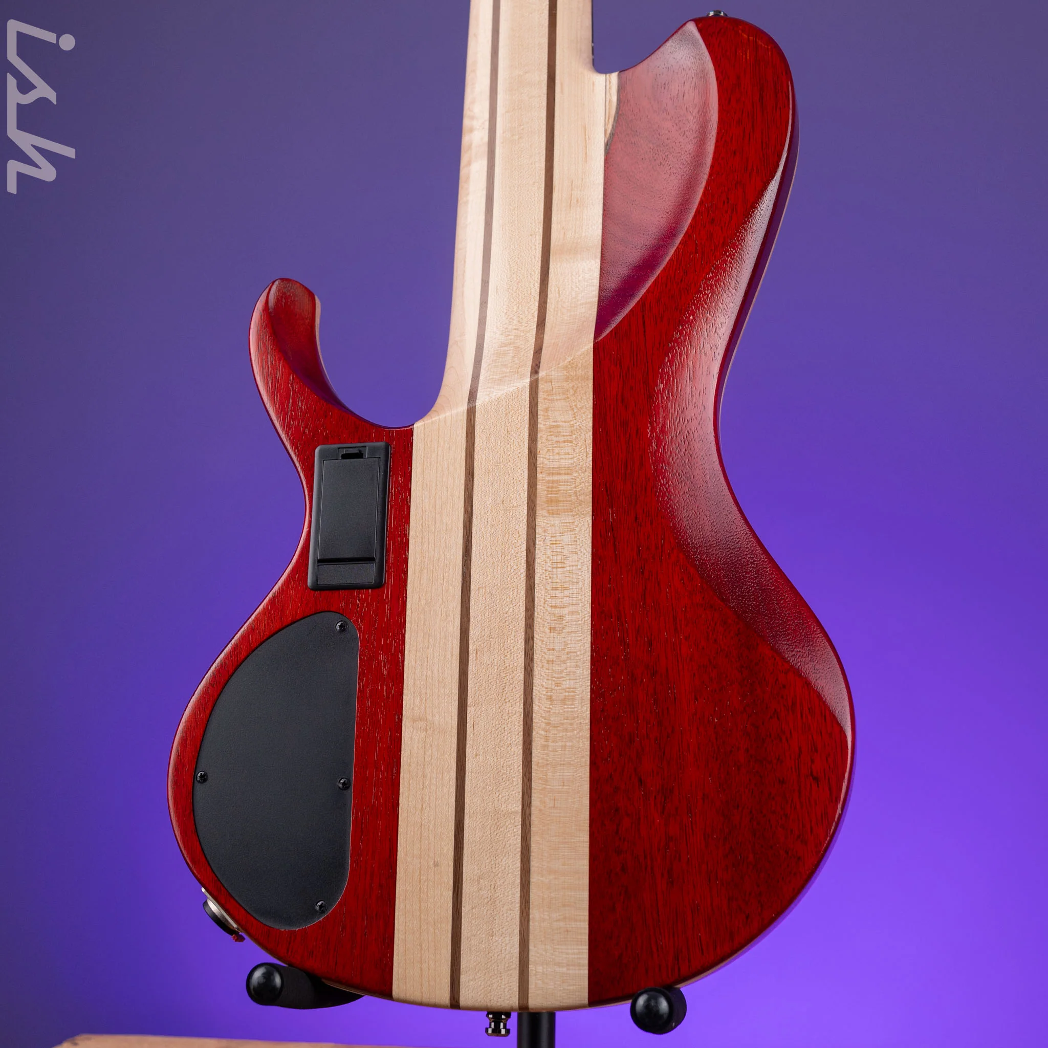 2023 Ibanez BTB866SC Bass Workshop 6-String Bass Weathered Black Low Gloss - Image 9