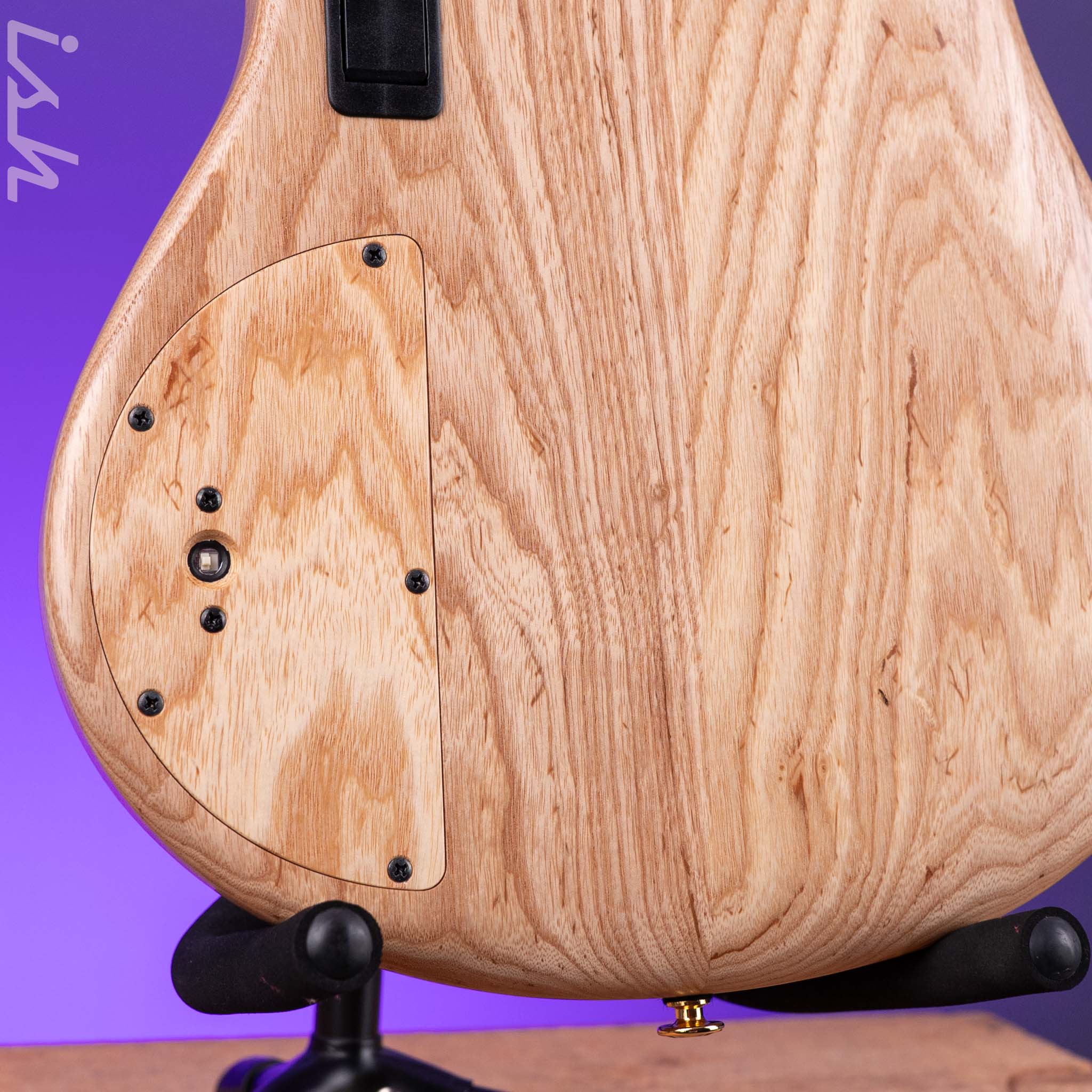 Ibanez Custom Shop Visions SR 5-String Bass Natural Bastogne Walnut - Image 12