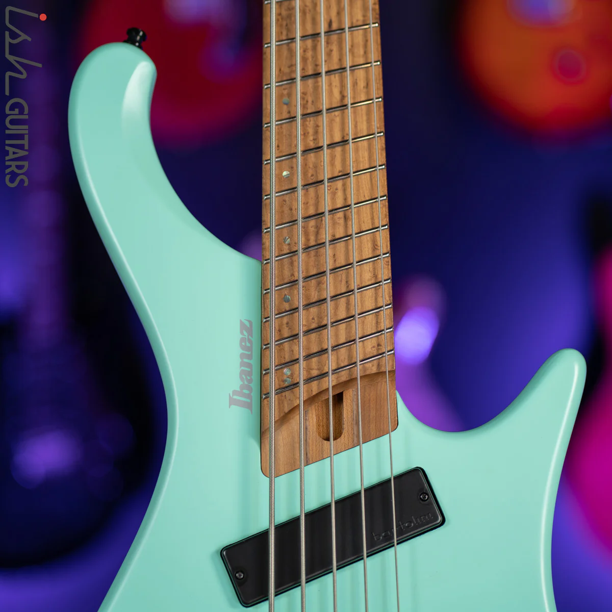 Ibanez EHB1005MS 5-String Seafoam Green Matte - Image 3