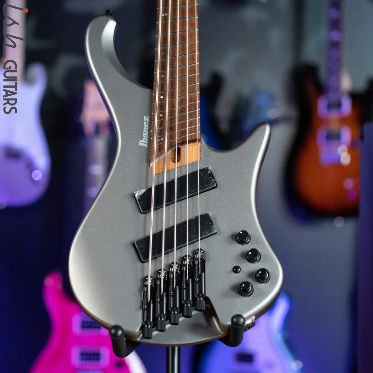 Ibanez EHB1005SMS 5-String Headless Bass Metallic Grey Matte