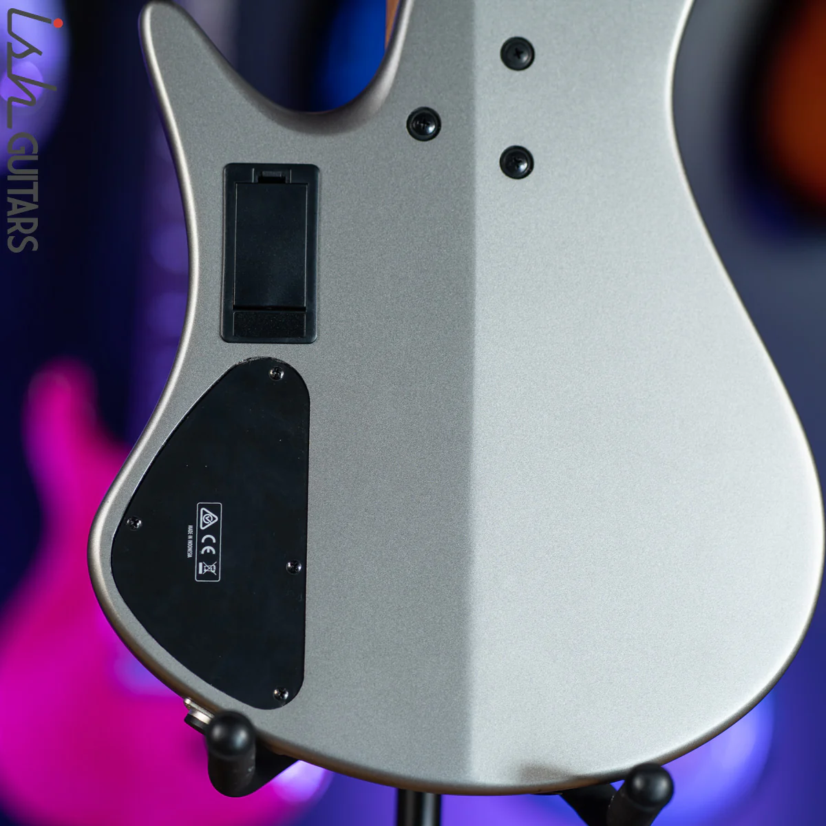 Ibanez EHB1005SMS 5-String Headless Bass Metallic Grey Matte - Image 11