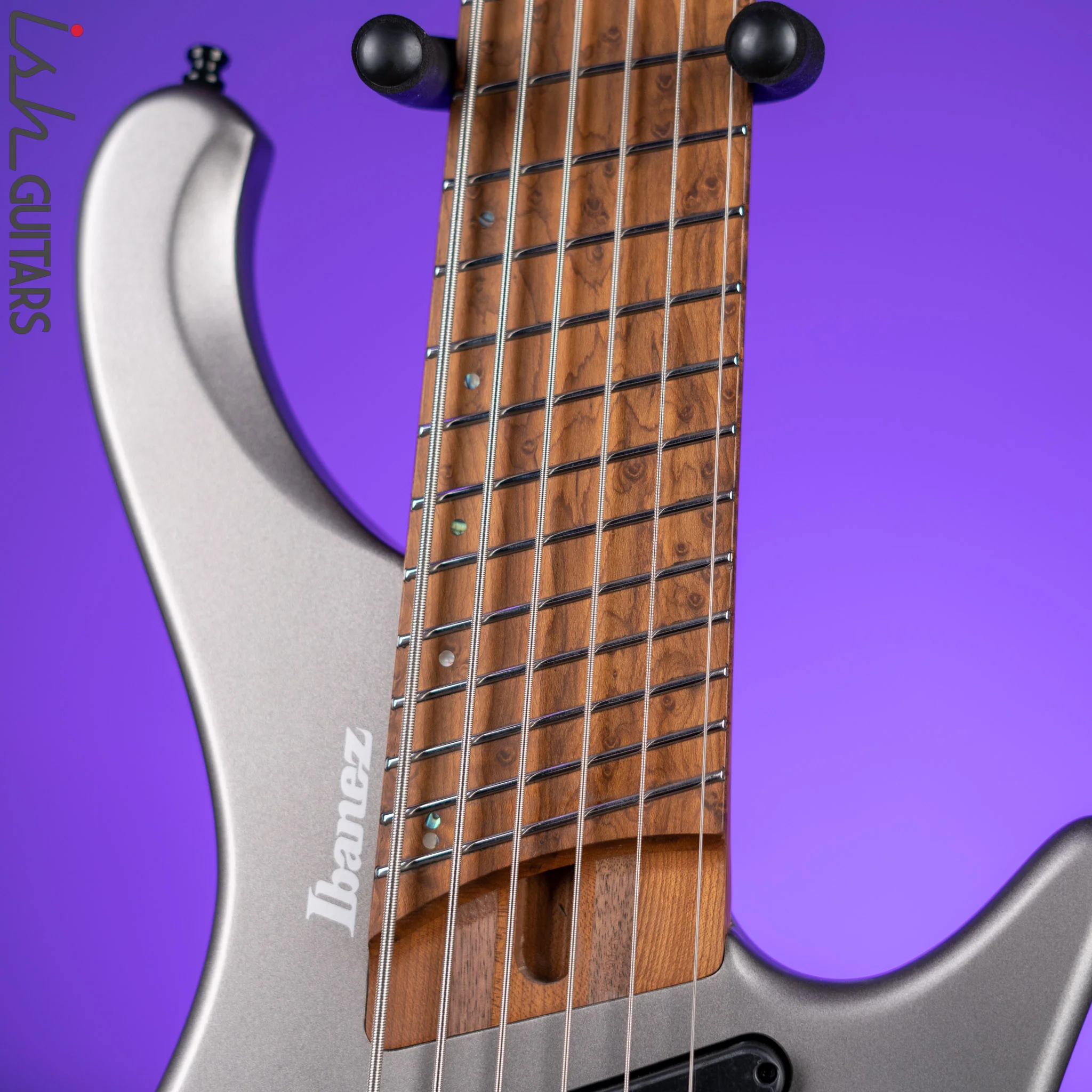 Ibanez EHB1006MS 6-String Headless Bass Metallic Grey Matte - Image 5