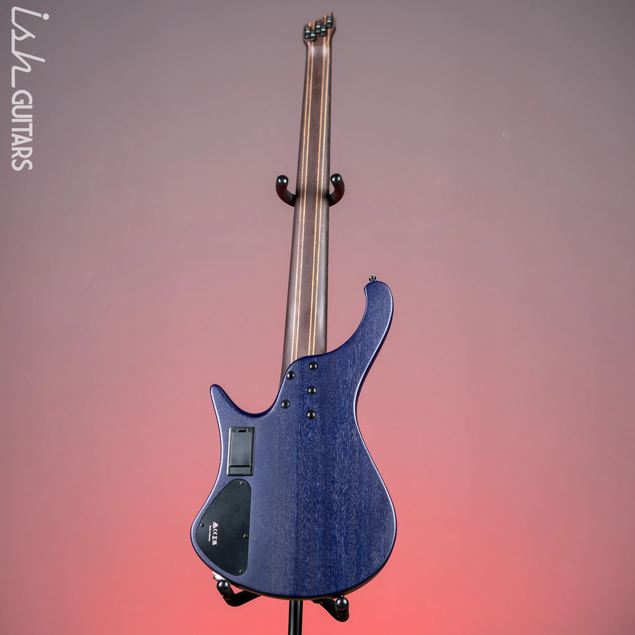 Ibanez EHB1505MS Multi-Scale Headless Bass Pacific Blue Burst Flat - Image 6