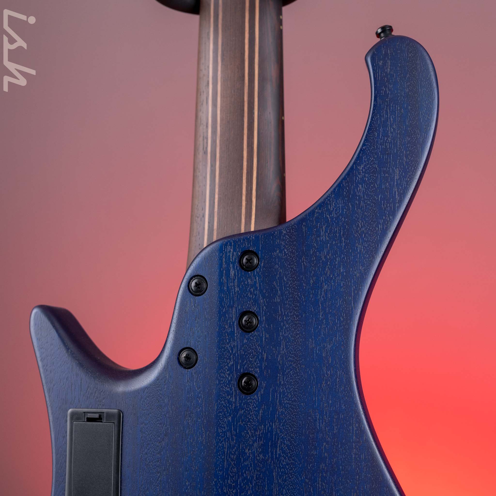 Ibanez EHB1505MS Multi-Scale Headless Bass Pacific Blue Burst Flat Demo - Image 8