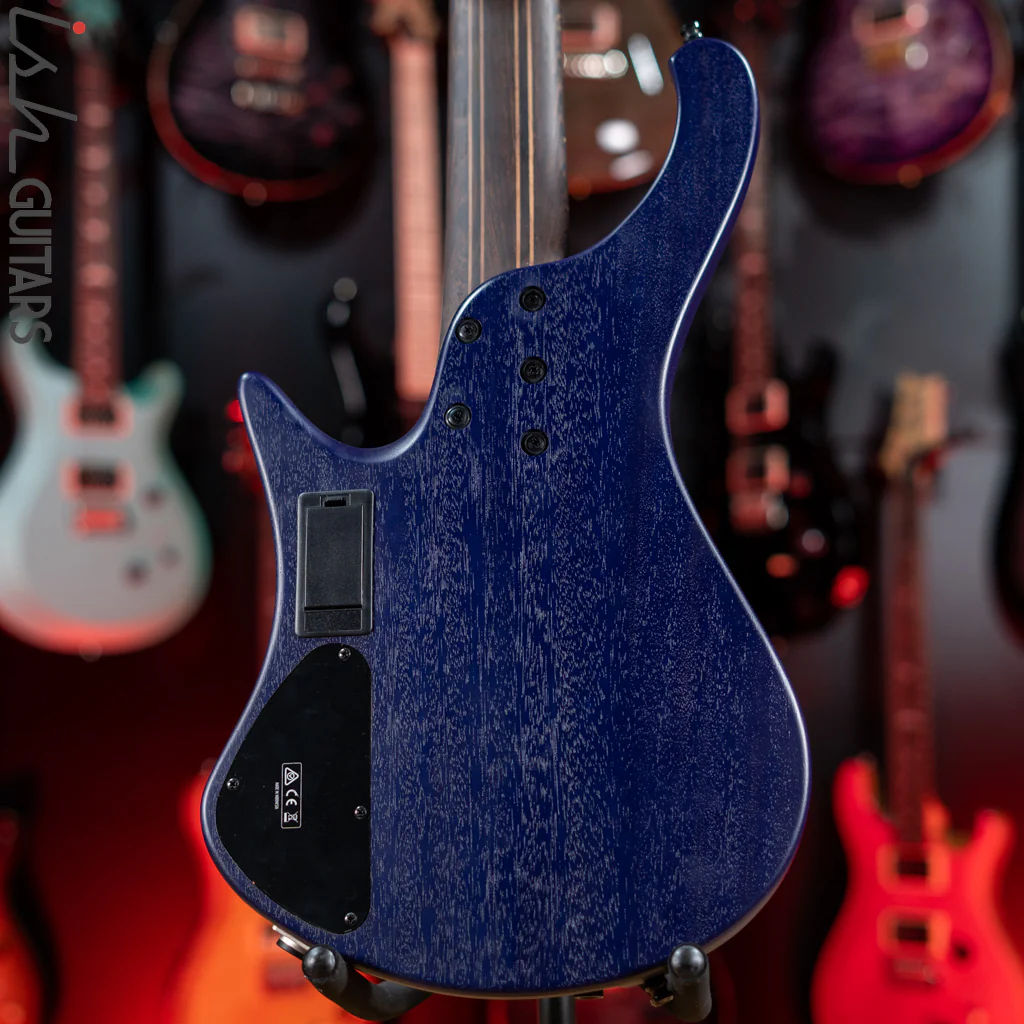 Ibanez EHB1505MS Multi-Scale Headless Bass Pacific Blue Burst Flat - Image 7