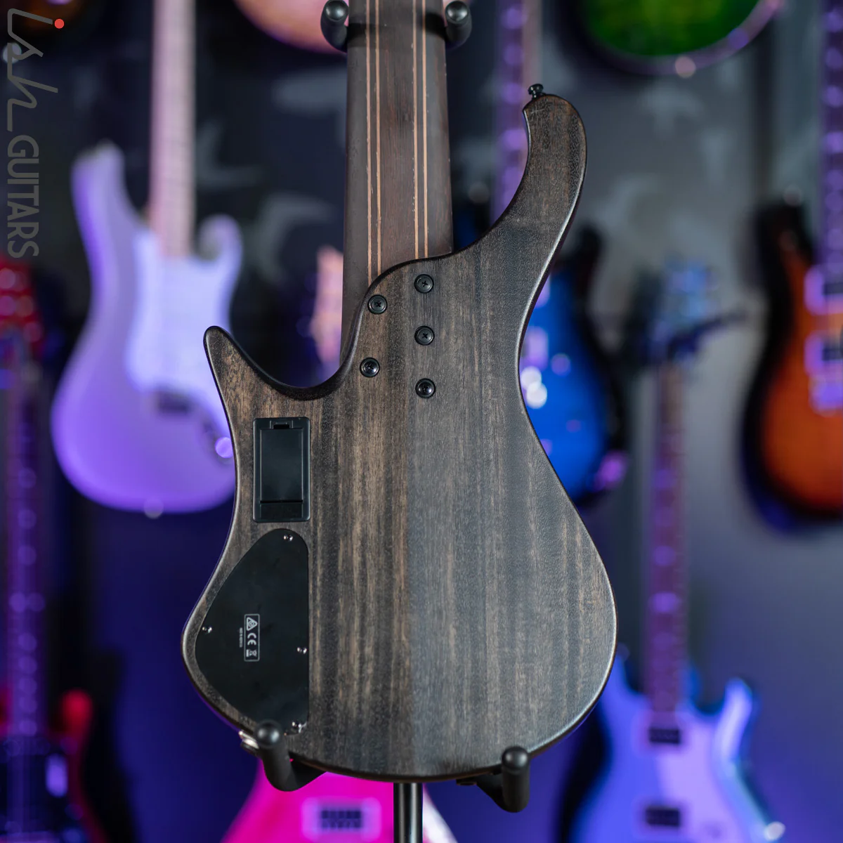 Ibanez EHB1506MS 6-String Headless Bass Black Ice Flat - Image 8