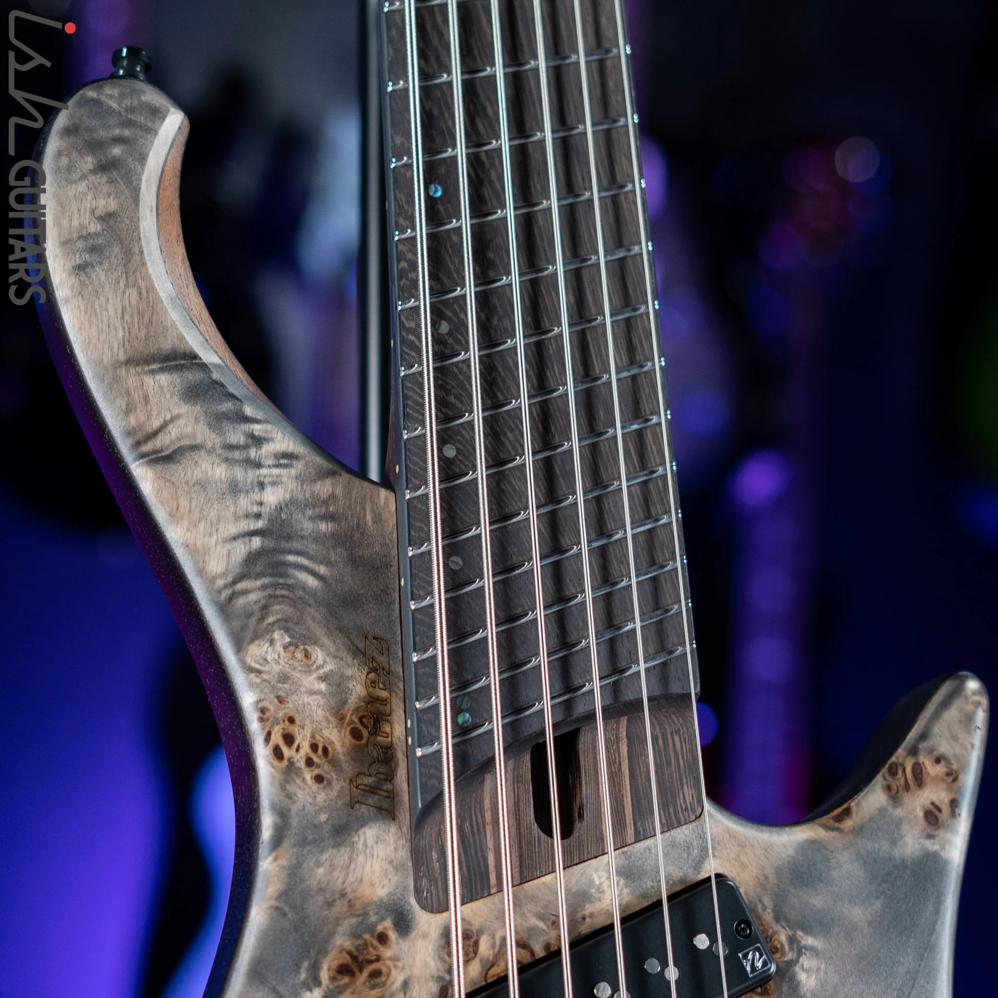 Ibanez EHB1506MS Headless Bass Black Ice Flat - Image 3