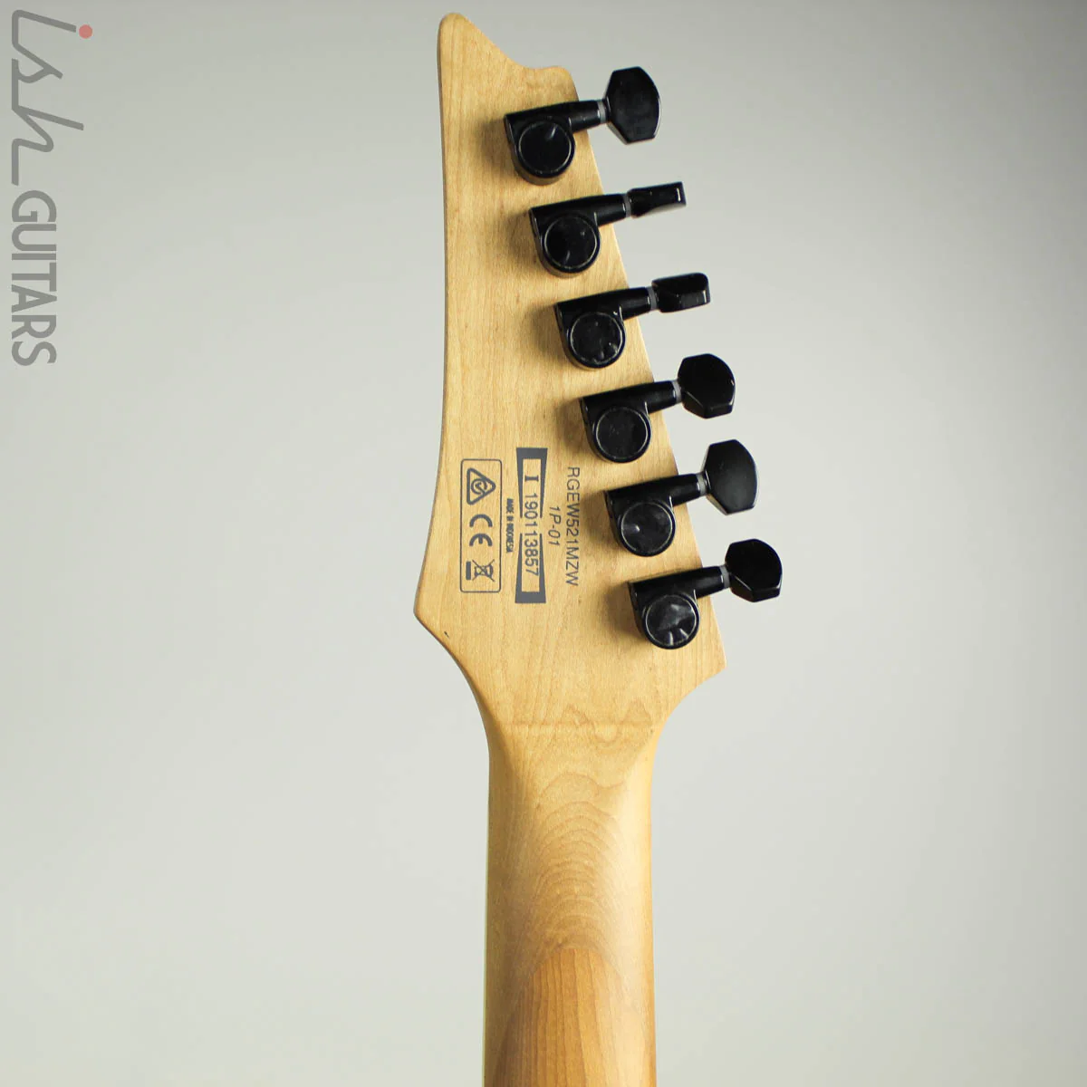 Ibanez Exotic RGEW521M Zebrawood Natural Flat B-STOCK - Image 11
