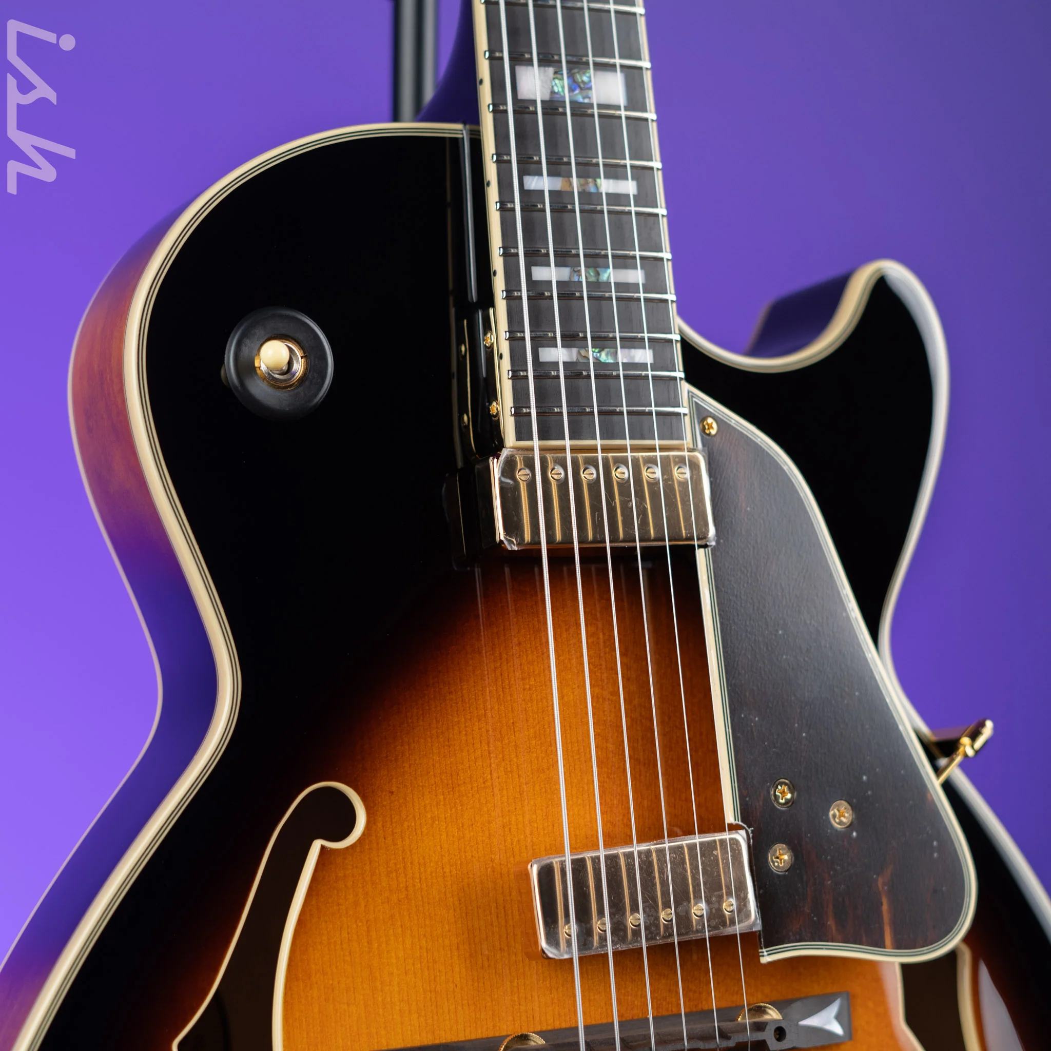 Ibanez GB10 George Benson Signature Hollowbody Brown Sunburst - Image 3