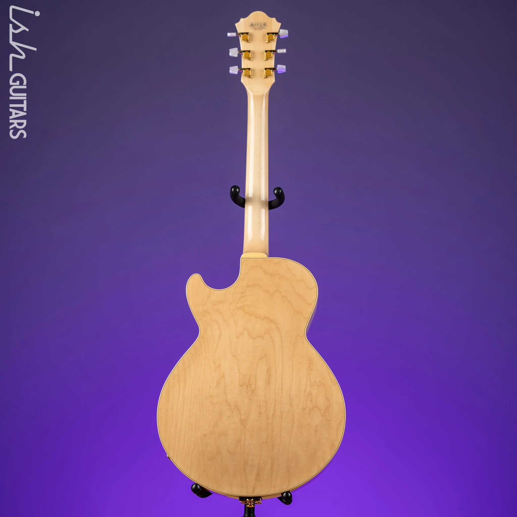 Ibanez GB10 George Benson Signature Hollowbody Electric Guitar Natural - Image 6