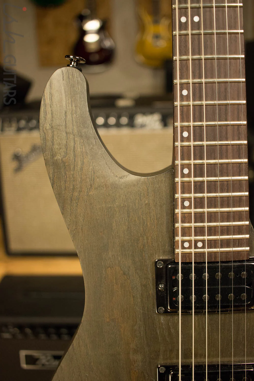 Ibanez PWM100 Paul Waggoner Signature Series Electric Guitar Gray - Image 3