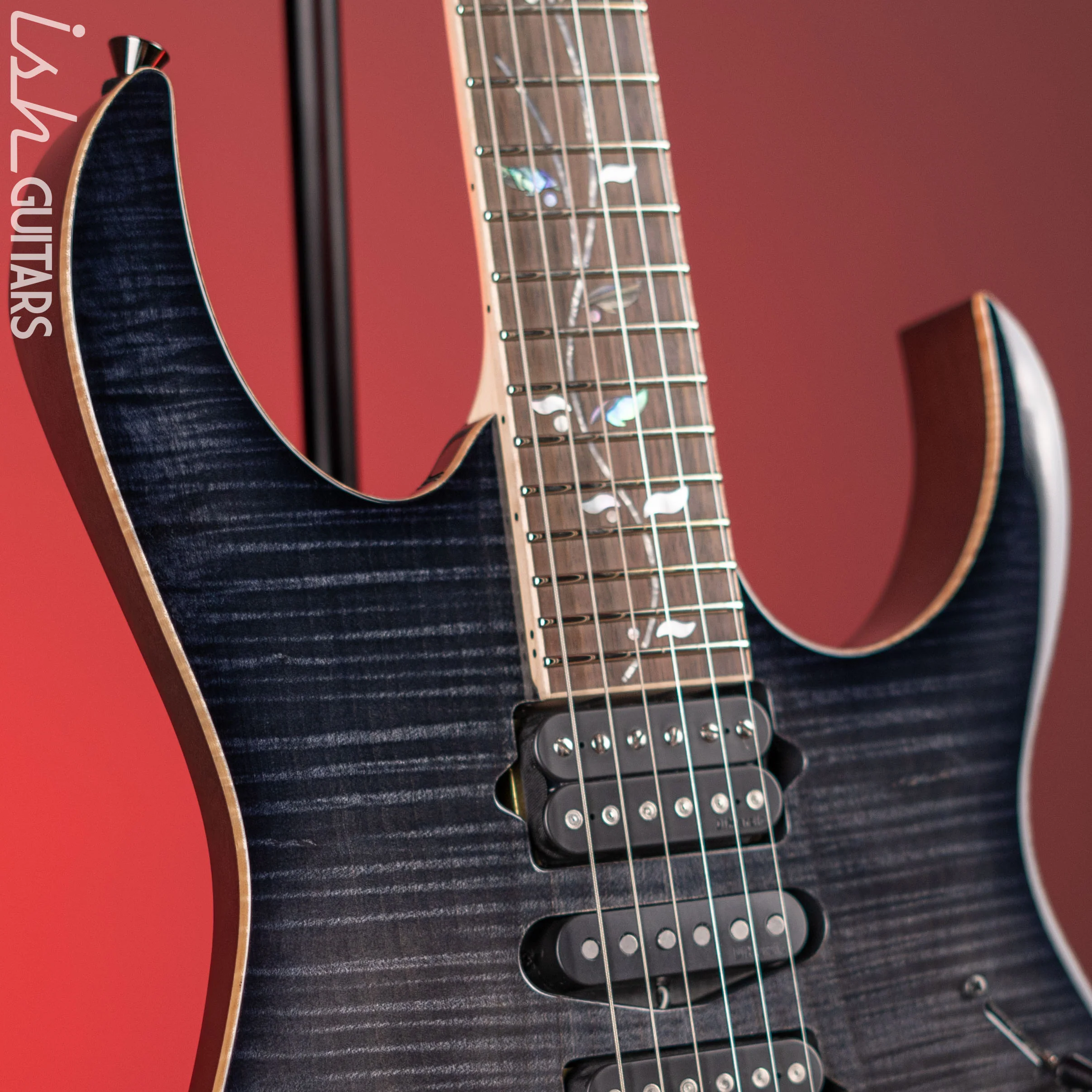 Ibanez J Custom RG8570Z Black Rutile Gloss - Image 3