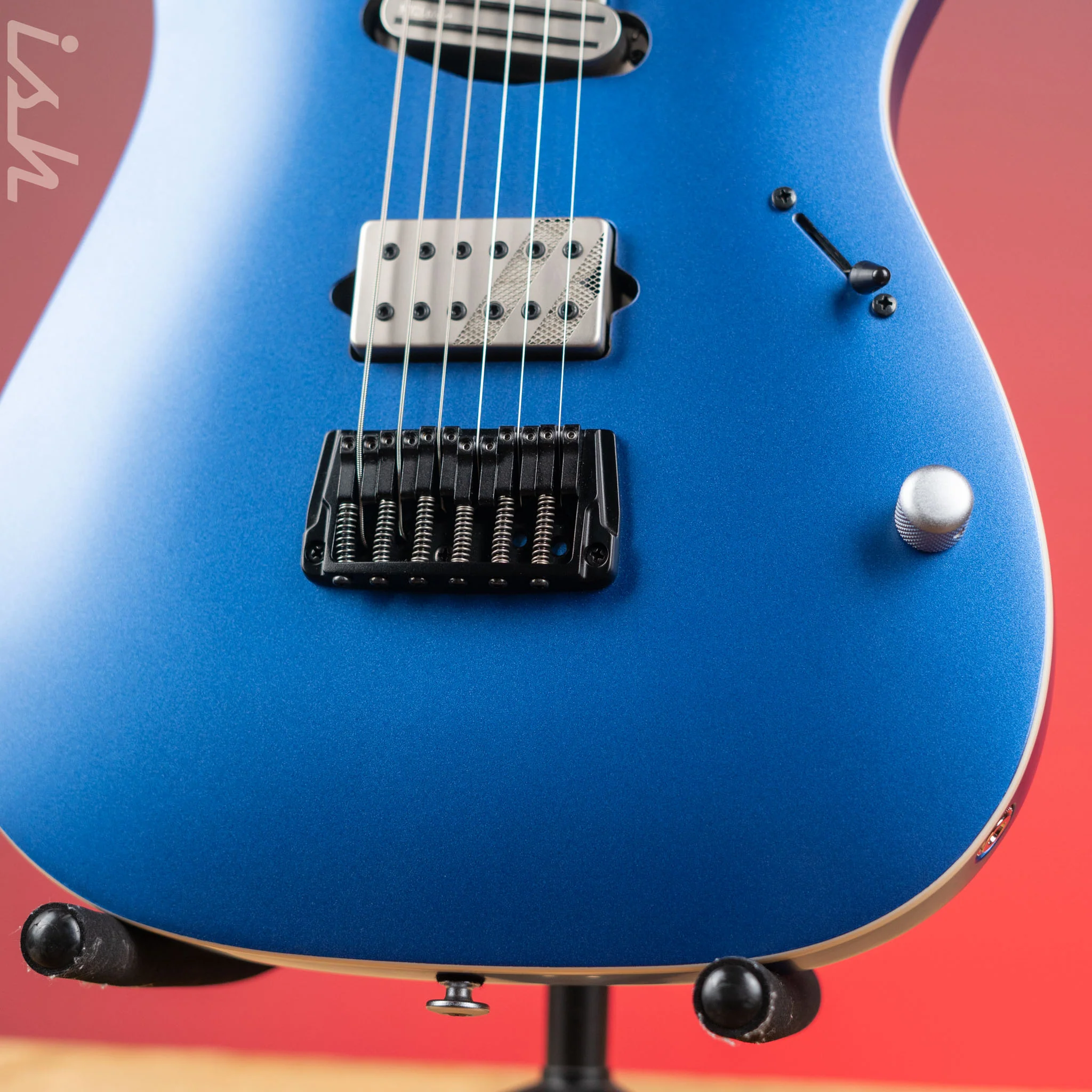 Ibanez JBM9999 Jake Bowen Signature Electric Guitar Azure Metallic Matte Demo - Image 4