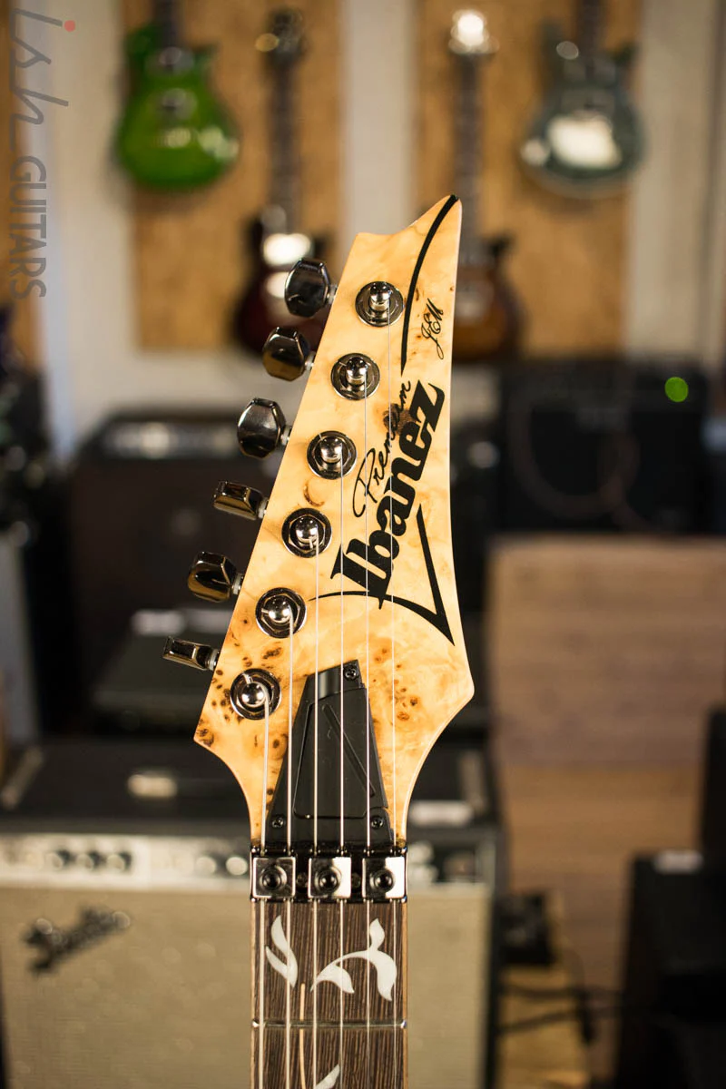 Ibanez JEM77WDP Steve Vai Signature “Woody” Charcoal Brown - Image 5