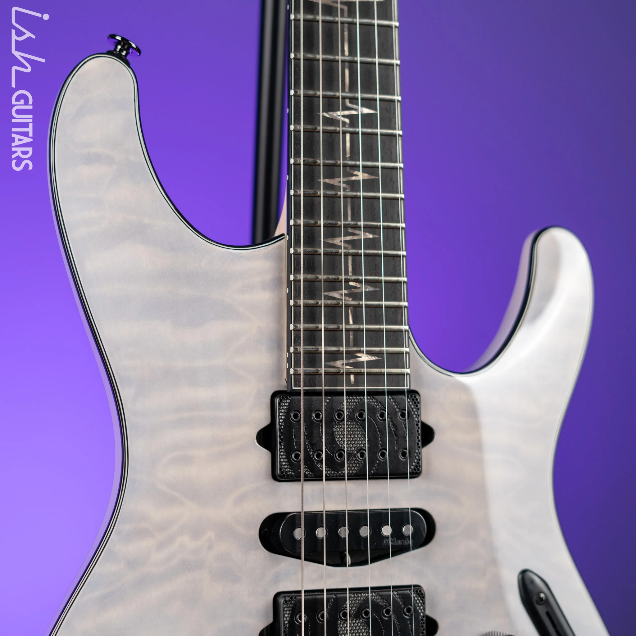 Ibanez JIVAX2 Nita Strauss Signature Electric Guitar Ghost - Image 3