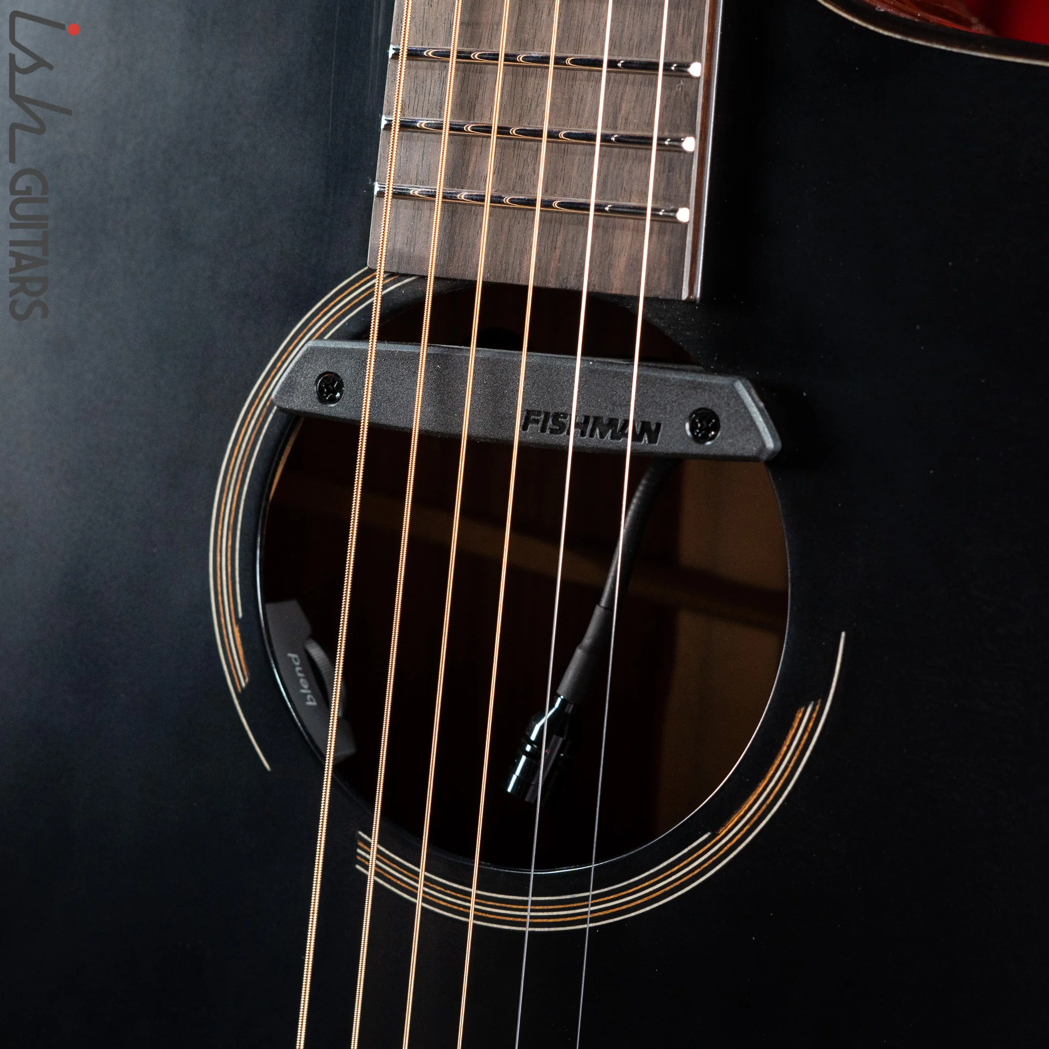 Ibanez John Gomm Signature JGM10 Acoustic-Electric Guitar Black Satin Demo - Image 5