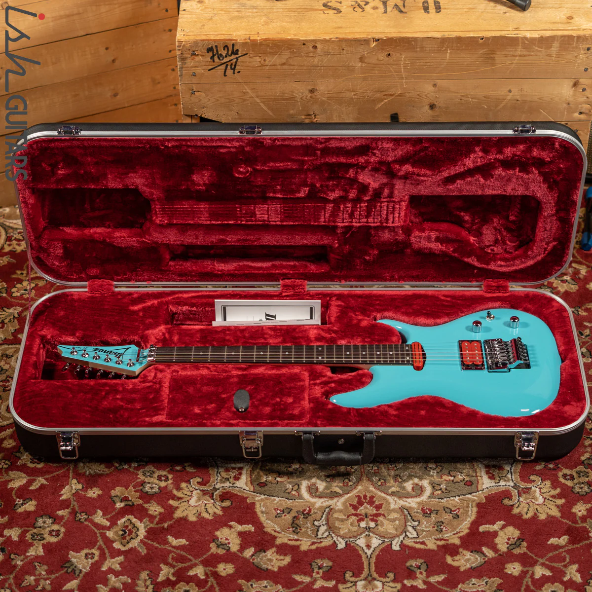 Ibanez JS2410 Joe Satriani Signature Electric Guitar Sky Blue Gloss Demo - Image 13
