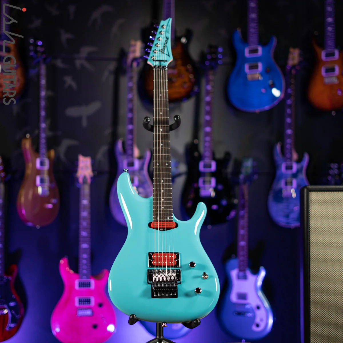 Ibanez JS2410 Joe Satriani Signature Electric Guitar Sky Blue Gloss Demo - Image 2