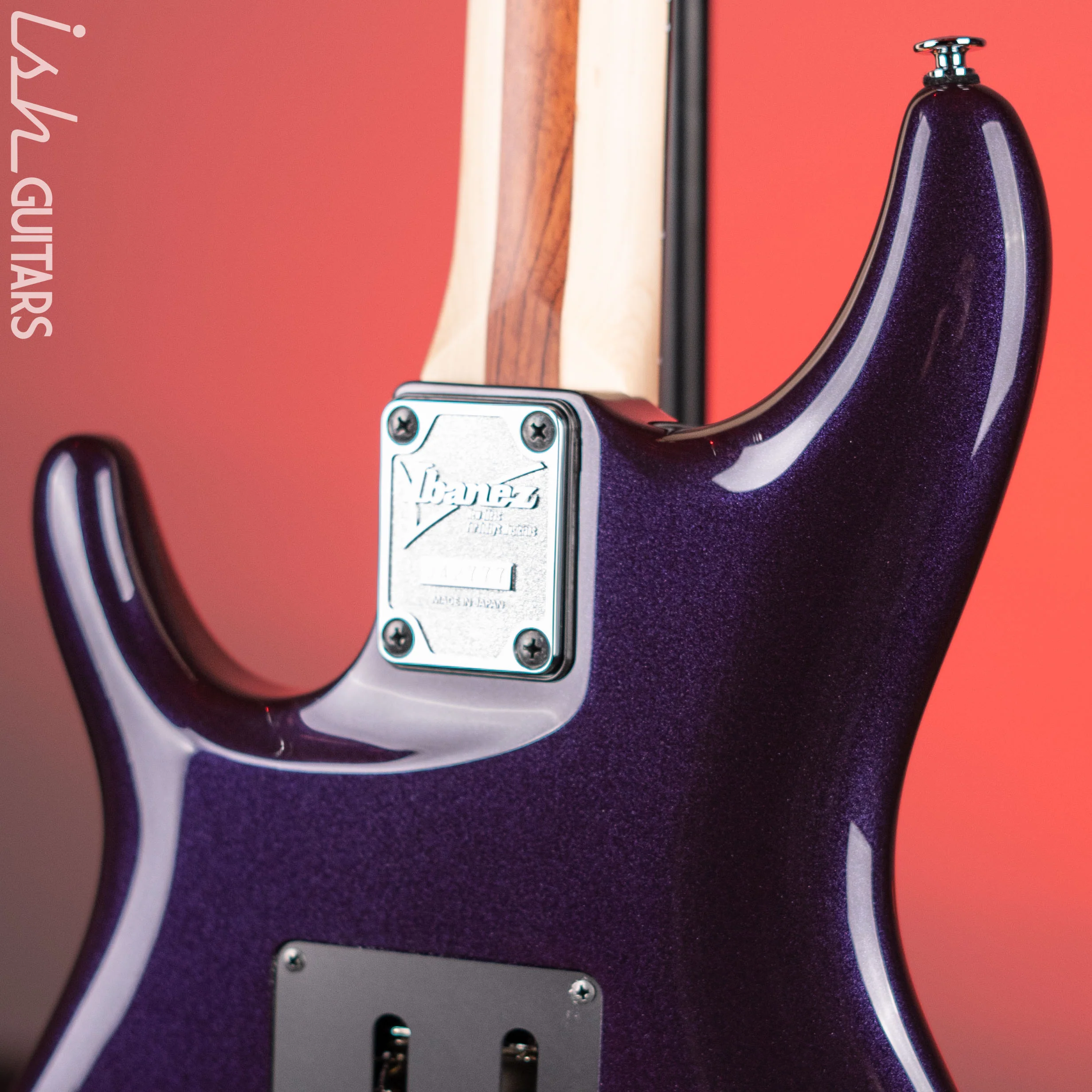 Ibanez JS2450 Joe Satriani Signature Guitar Muscle Car Purple Gloss - Image 8