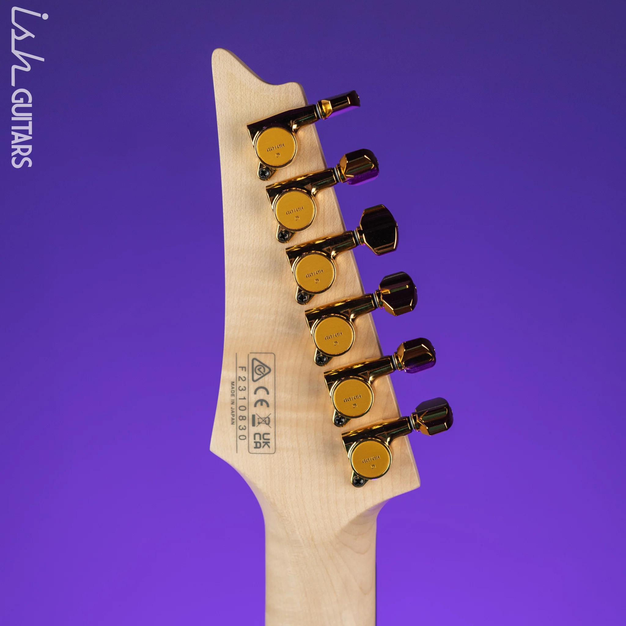 Ibanez JS2GD Joe Satriani Signature Electric Guitar Gold - Image 10