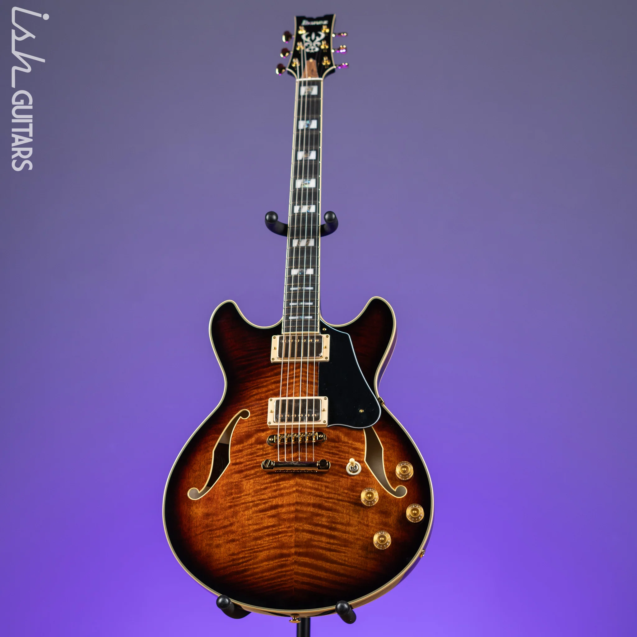Ibanez JSM100VT John Scofield Signature Electric Guitar Vintage Sunburst - Image 2