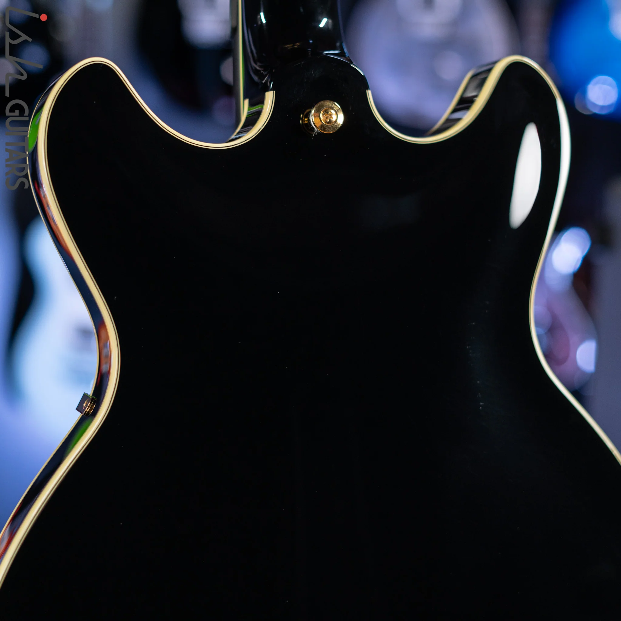 Ibanez JSM20TH John Scofield 20th Anniversary Signature Semi-Hollow Black - Image 9