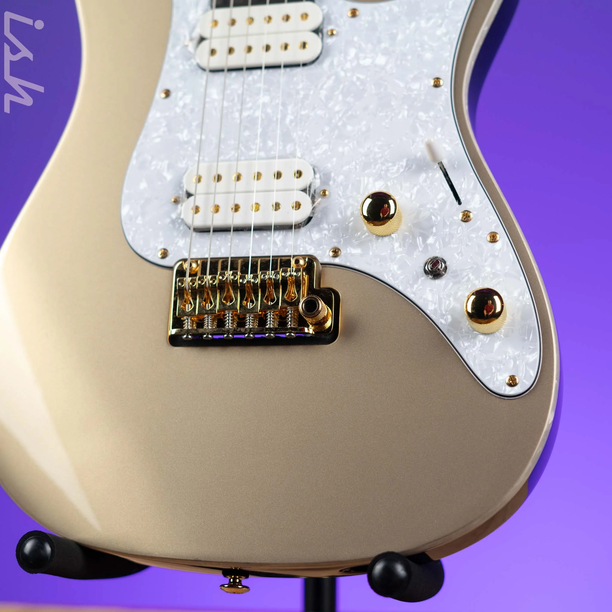 Ibanez KRYS10 Scott LePage Signature Electric Guitar Gold - Image 4