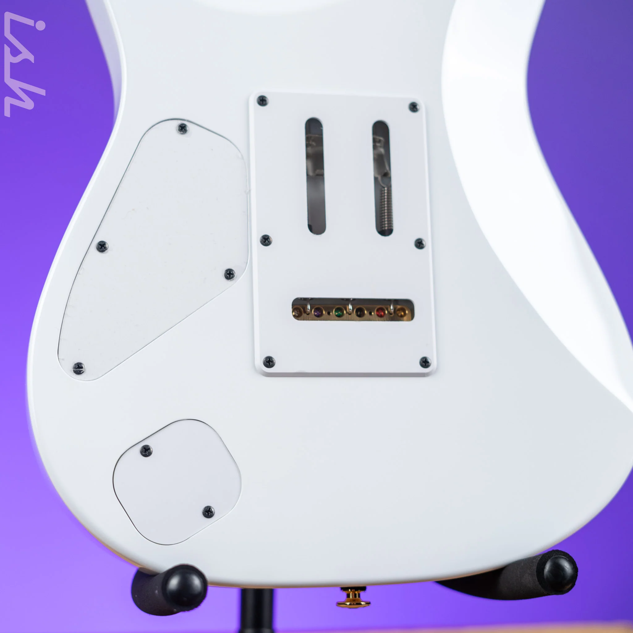 Ibanez LB1 Lari Basilio Signature Prestige Electric Guitar White - Image 9