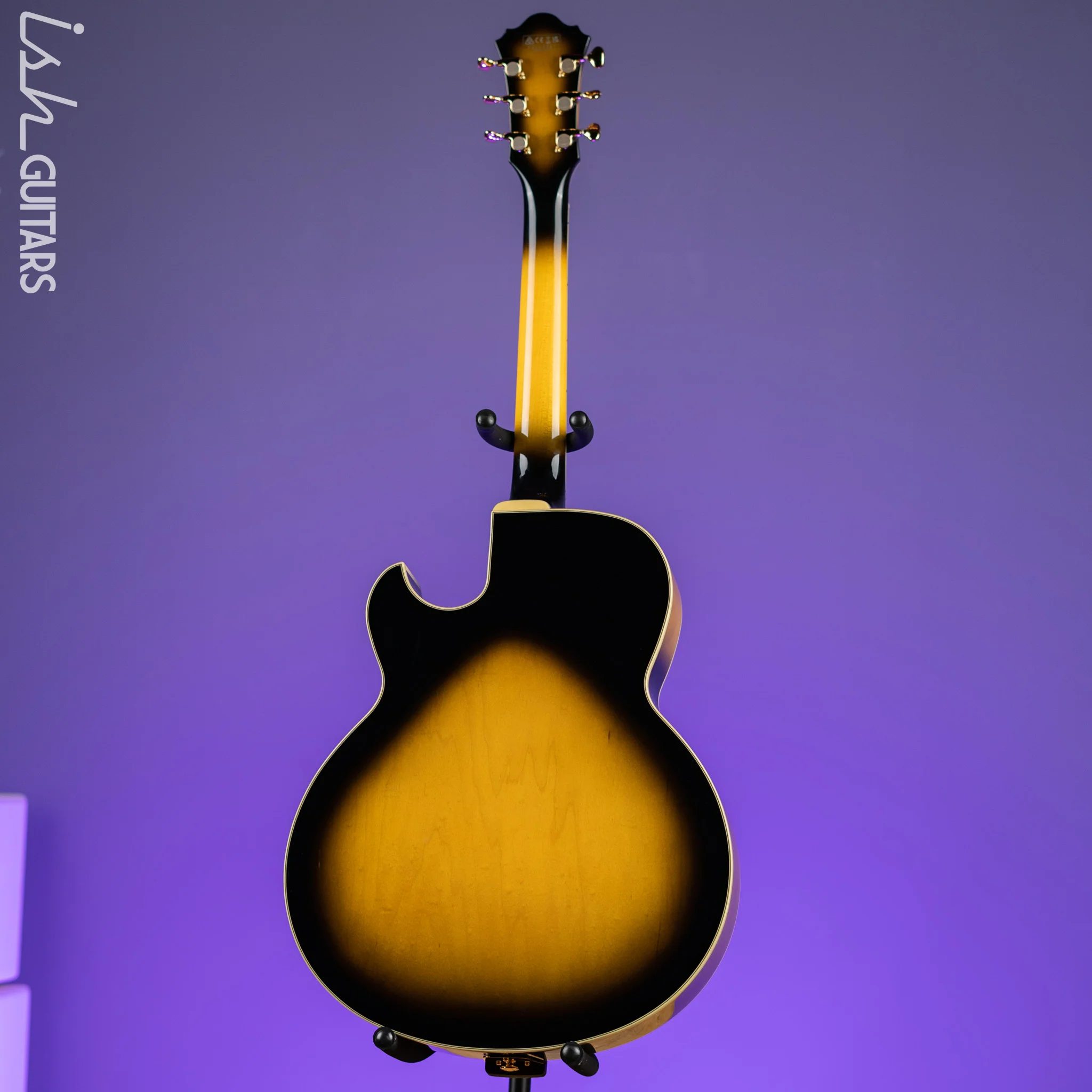 Ibanez LGB300 Hollowbody George Benson Vintage Yellow Sunburst - Image 6