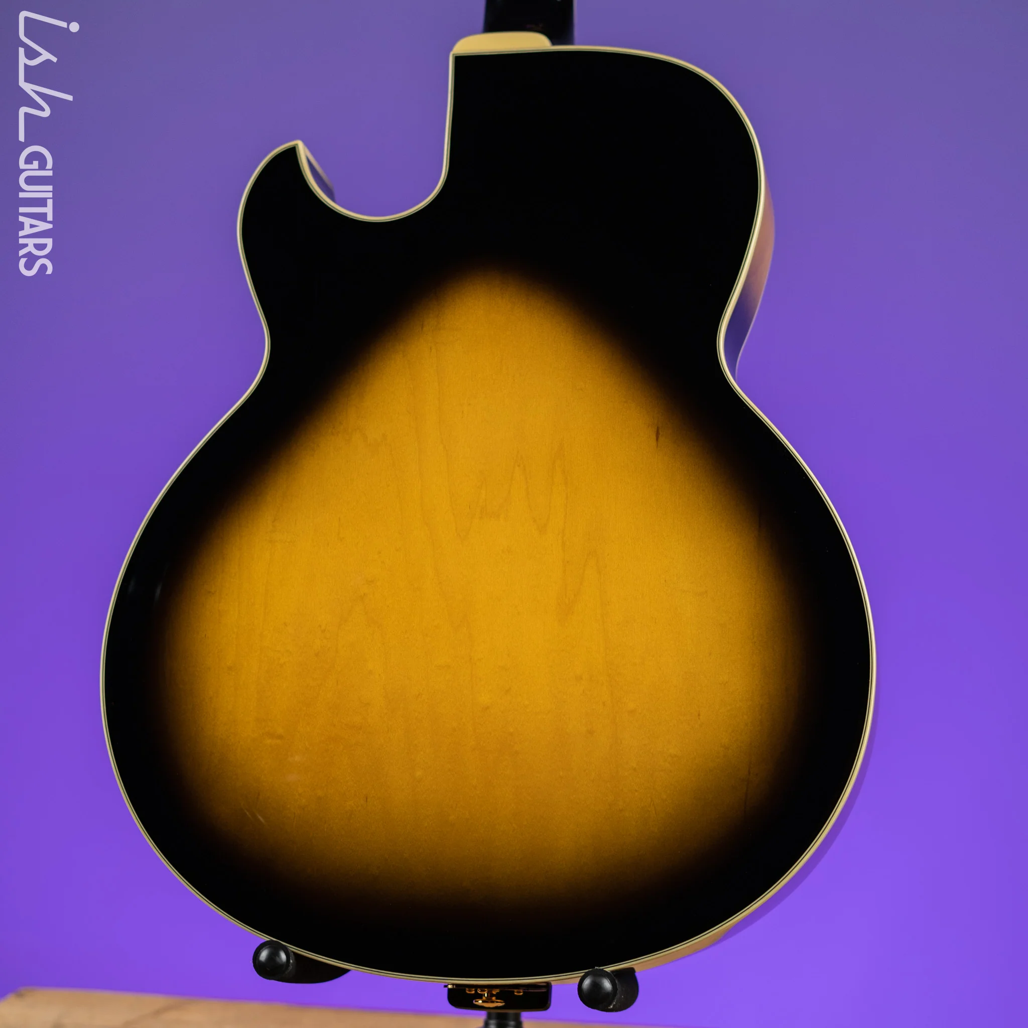Ibanez LGB300 Hollowbody George Benson Vintage Yellow Sunburst - Image 7