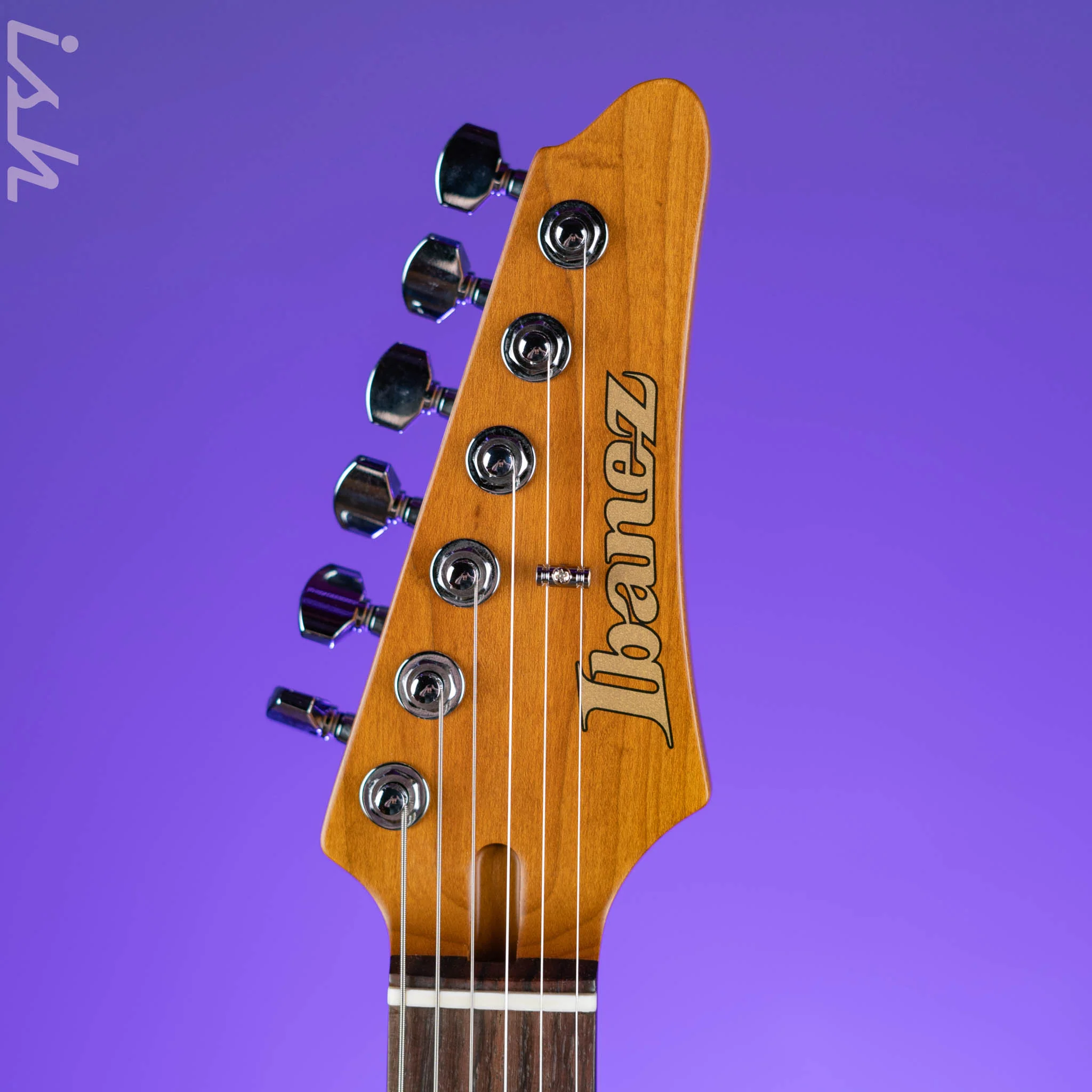 Ibanez LM1 Luca Mantovanelli Signature Prestige Electric Guitar Luna White Demo - Image 5
