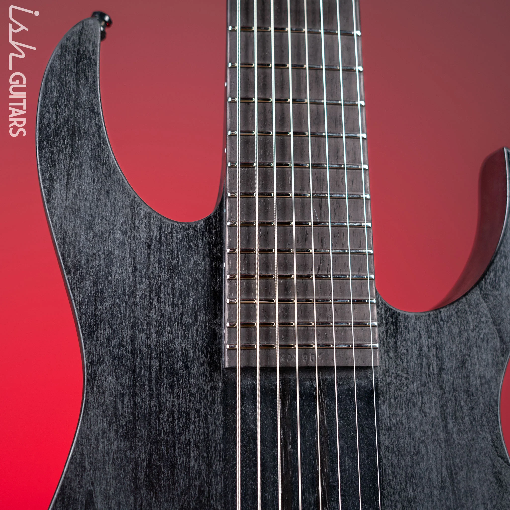 Ibanez Mårten Hagström Signature M8M 8-String Electric Guitar - Weathered Black - Image 3