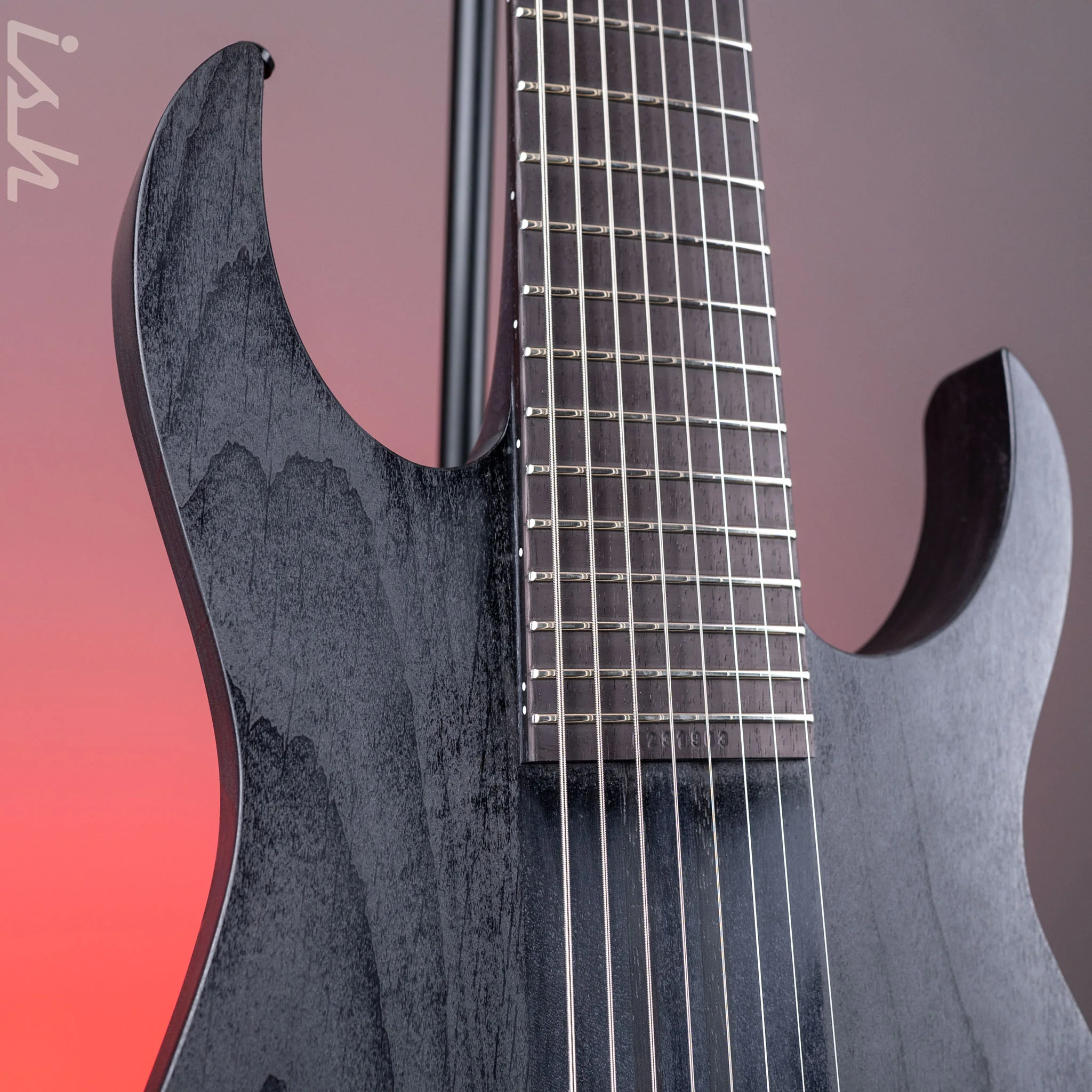 Ibanez Mårten Hagström Signature M8M Electric Guitar Weathered Black - Demo - Image 3